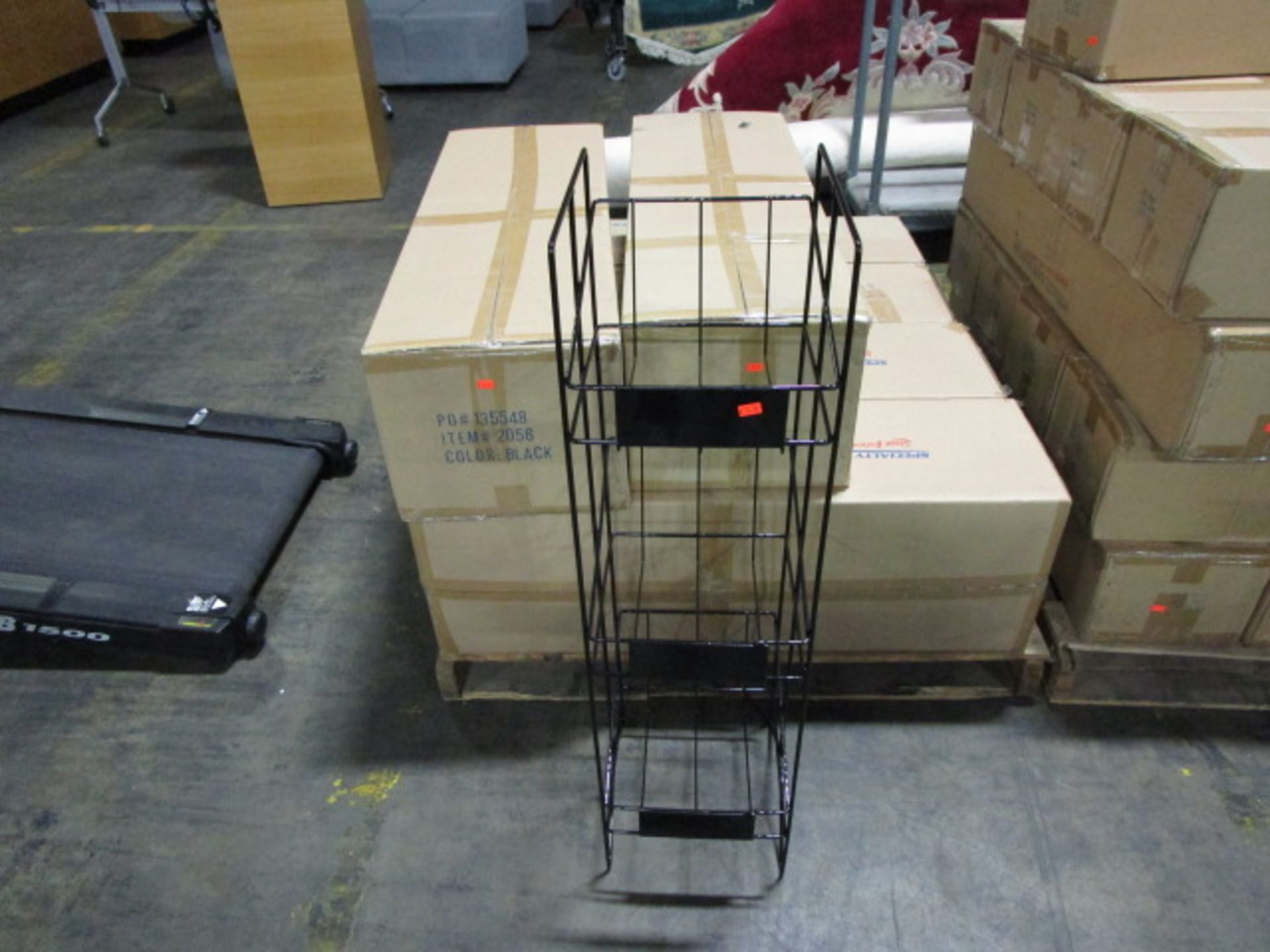PALLET OF MEDIUM SIZED 3-TRAY STANDING RACK - Image 2 of 4