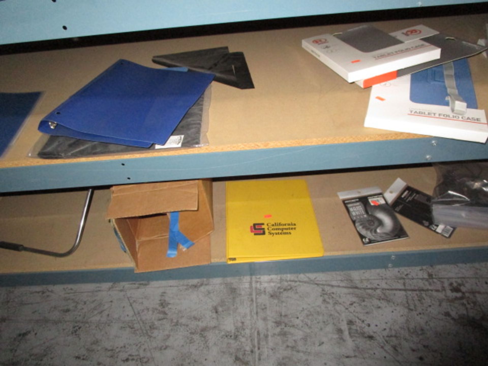 SHELVING UNIT OF ASSORTMENT OF ATTENTION CONES, MARKERS, BINDERS - Image 13 of 14