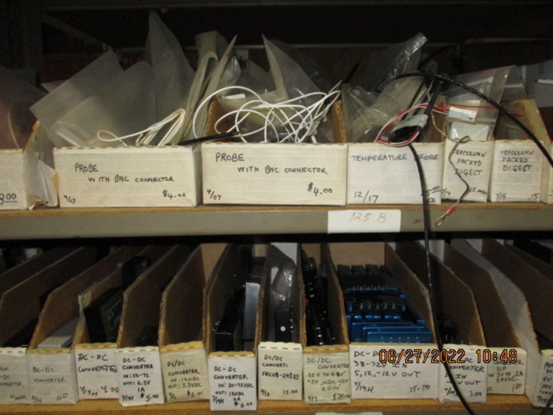 CONTENTS OF SHELVING UNIT CONSISTING OF SMD DIODES, SMD FILTERS, DC/DC CONVERTERS, MODULES, POWER - Image 3 of 7