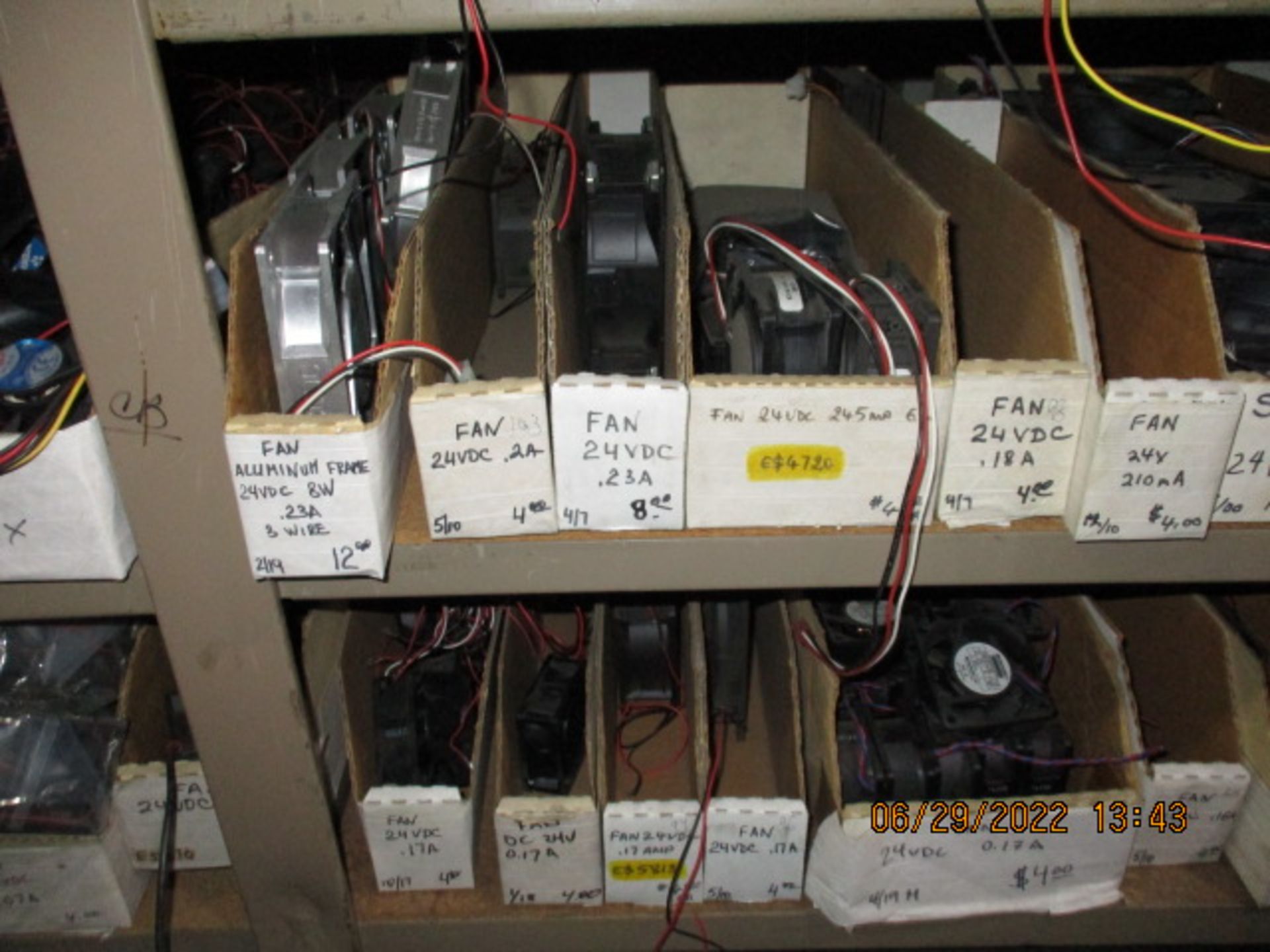 CONTENTS OF SHELVING UNIT CONSISTING OF ASSORTMENT OF FANS - Image 13 of 15