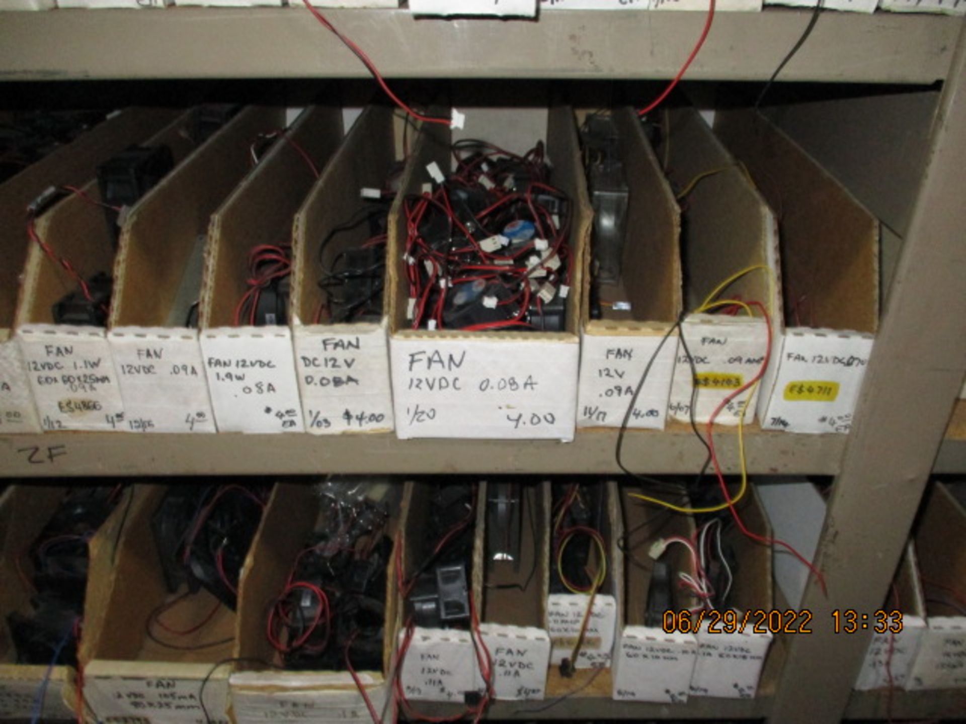 CONTENTS OF SHELVING UNIT CONSISTING OF ASSORTMENT OF FANS - Image 15 of 20