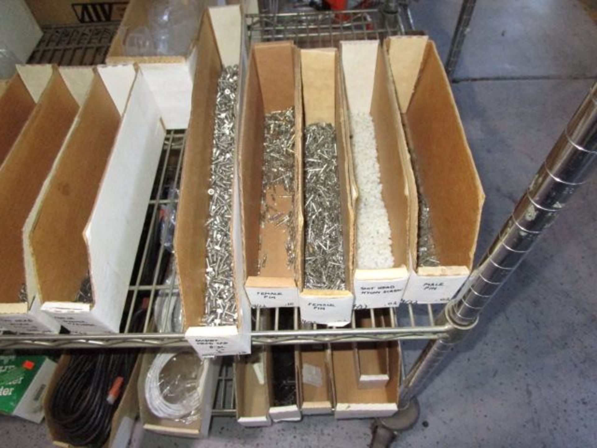 SHELVING UNIT OF ASSORTMENT WASHERS, NUTS, BOLTS, SCREWS - Image 13 of 16