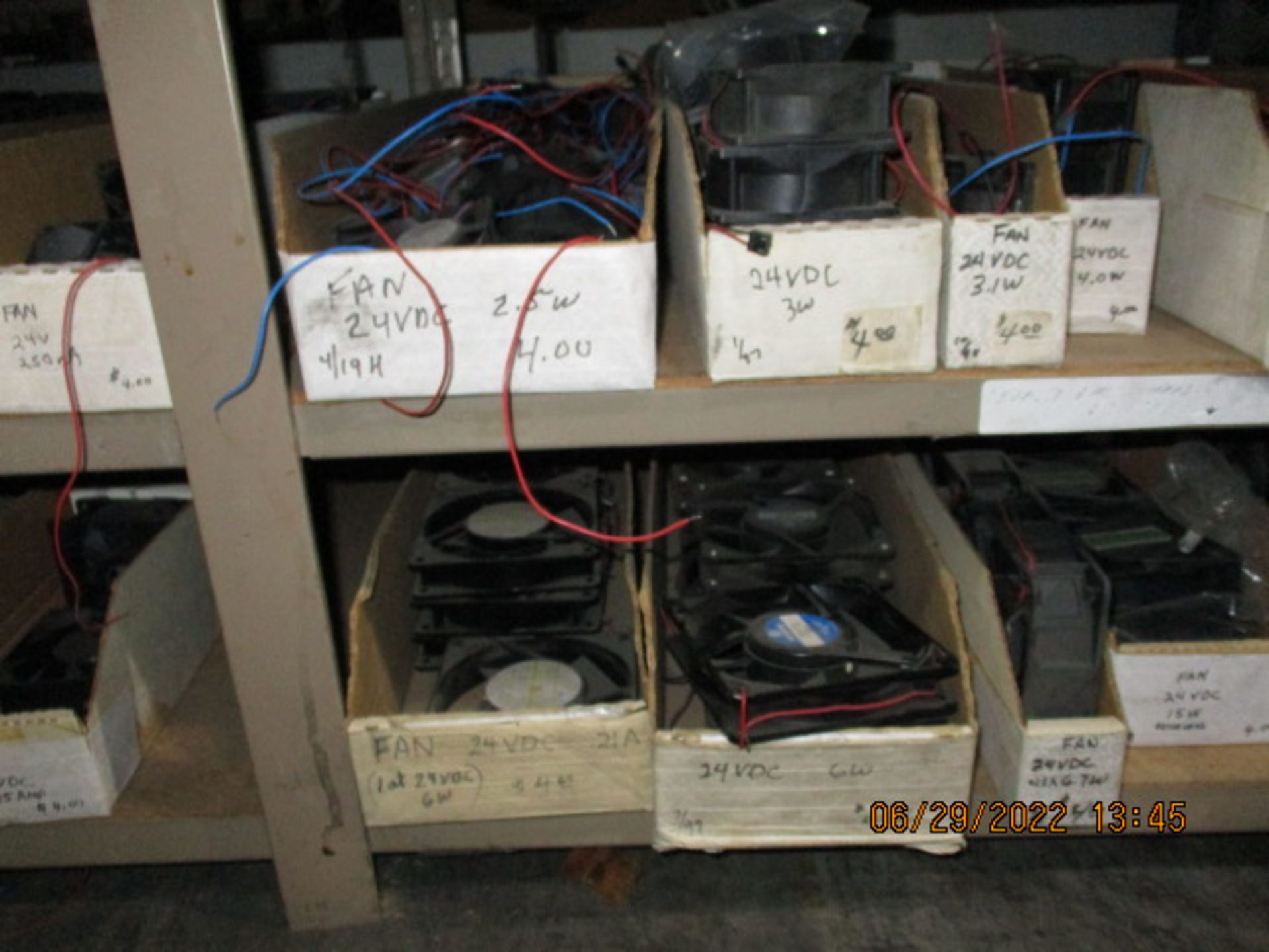 CONTENTS OF SHELVING UNIT CONSISTING OF ASSORTMENT OF FANS - Image 11 of 13