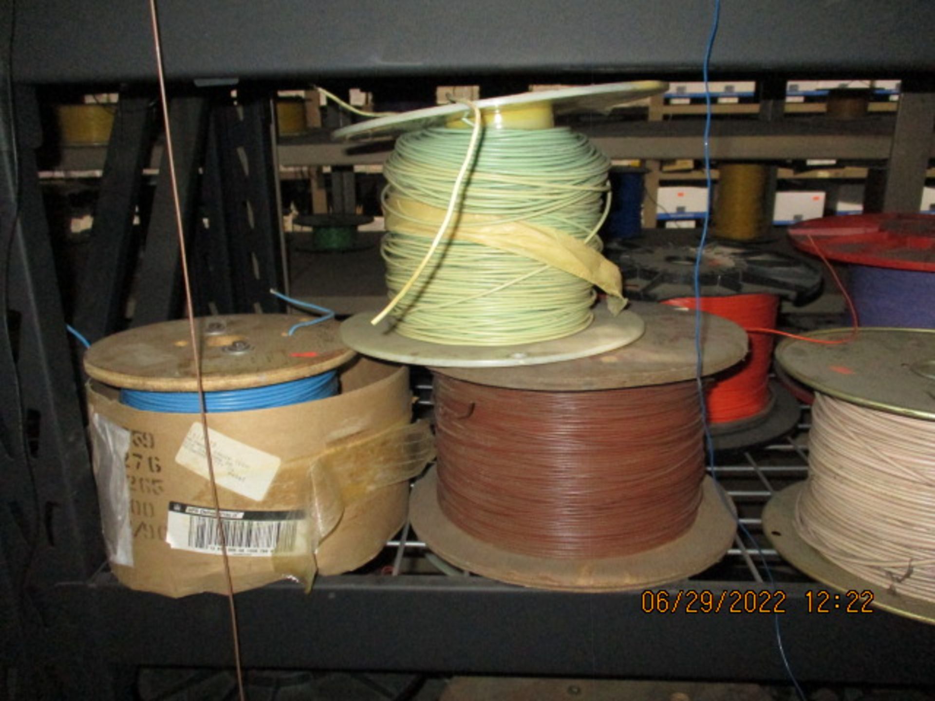 CONTENTS OF SHELVING UNIT CONSISTING OF ASSORTMENT OF CABLE/WIRE - Image 7 of 12