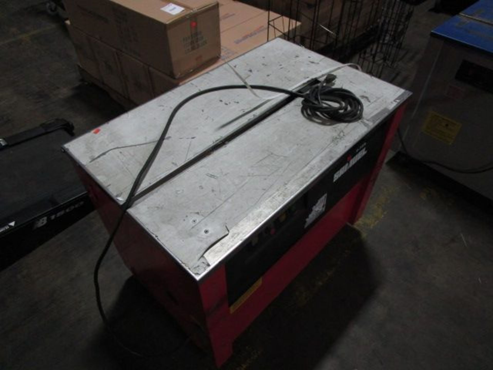 LOT TO INLCUDE SAMUEL STRAPPING SYSTEMS P-725 MODEL: EXS-301 PAC STRAPPING MACHINE - Image 4 of 6