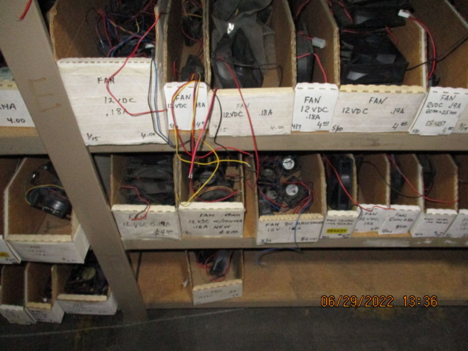 CONTENTS OF SHELVING UNIT CONSISTING OF ASSORTMENT OF FANS - Image 12 of 14