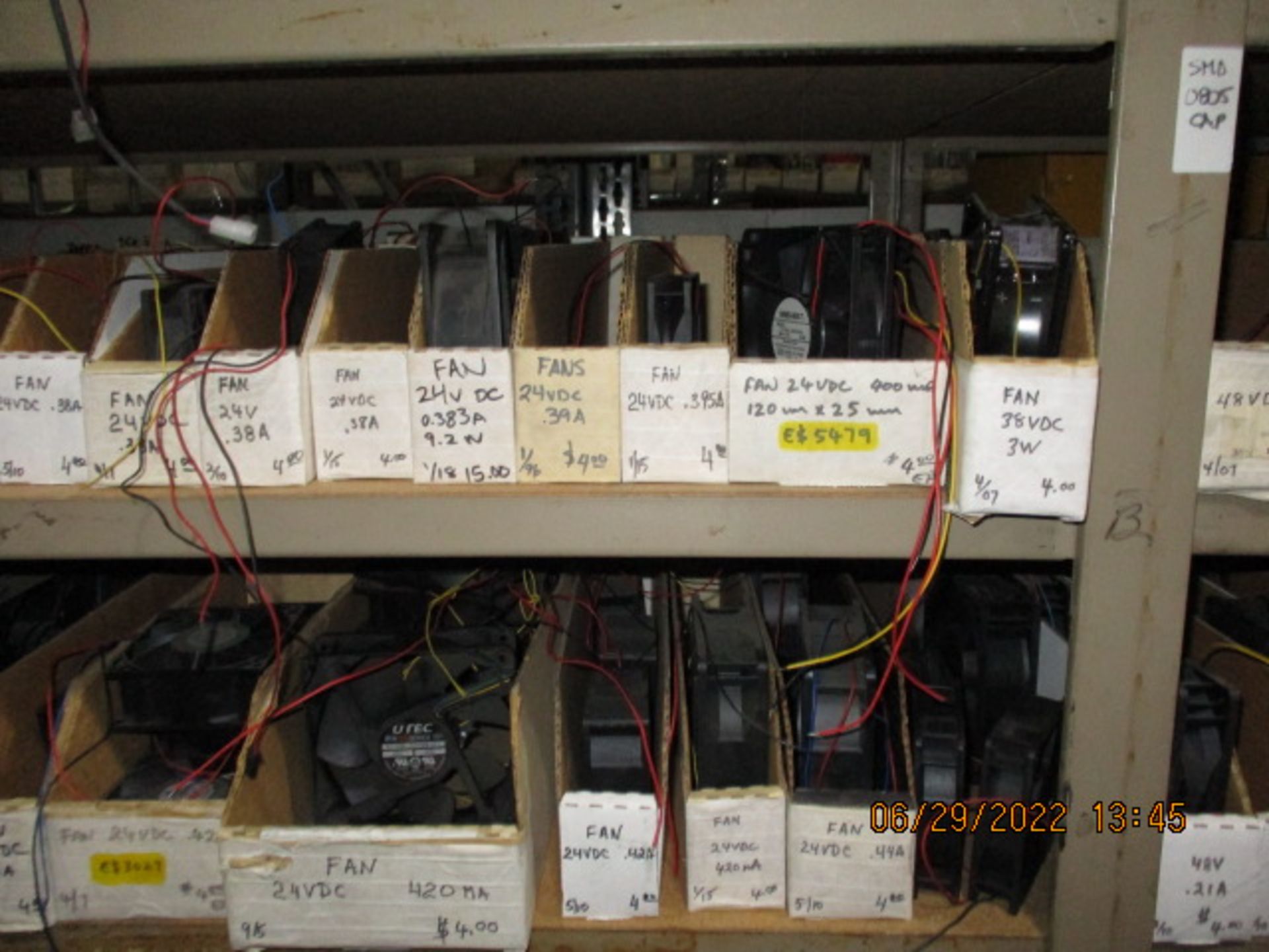 CONTENTS OF SHELVING UNIT CONSISTING OF ASSORTMENT OF FANS - Image 7 of 13