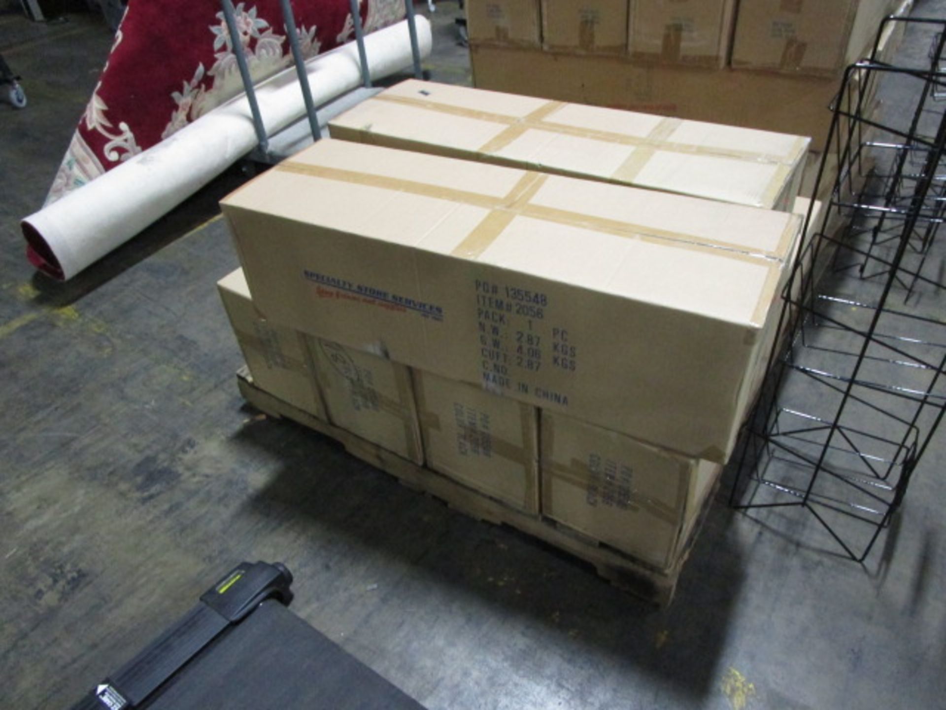 PALLET OF MEDIUM SIZED 3-TRAY STANDING RACK - Image 3 of 4