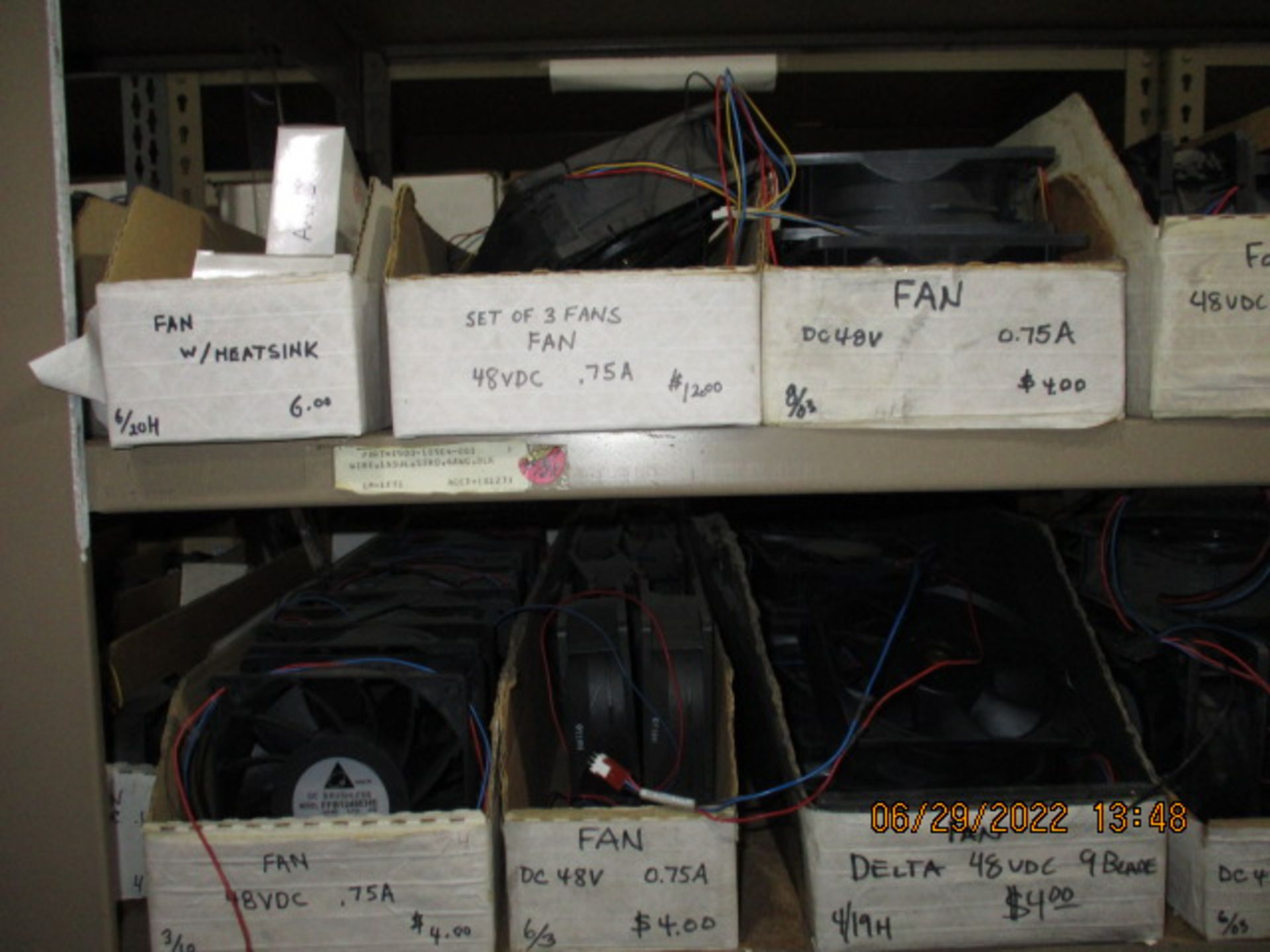 CONTENTS OF SHELVING UNIT CONSISTING OF ASSORTMENT OF FANS - Image 2 of 16