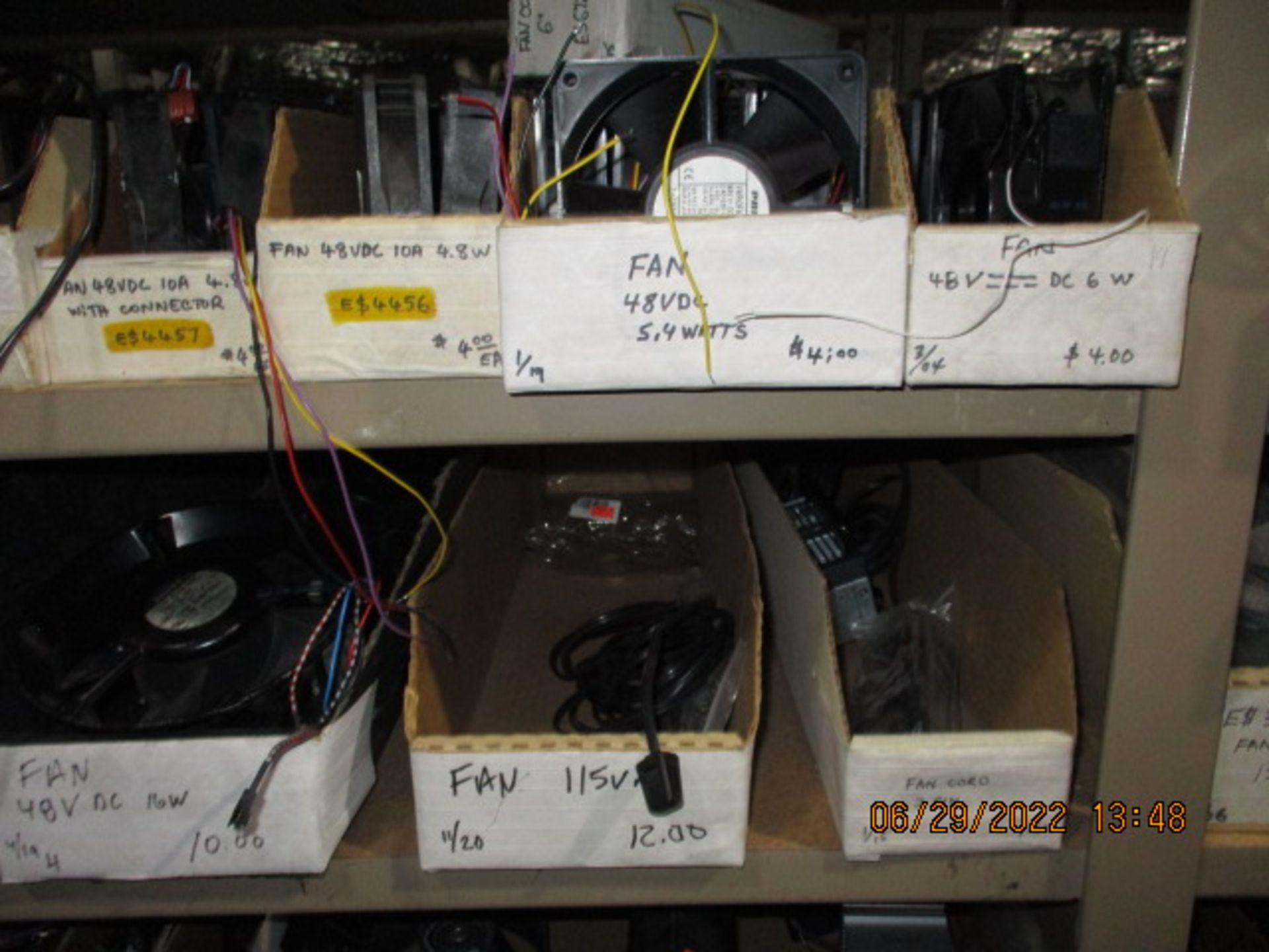 CONTENTS OF SHELVING UNIT CONSISTING OF ASSORTMENT OF FANS - Image 7 of 16