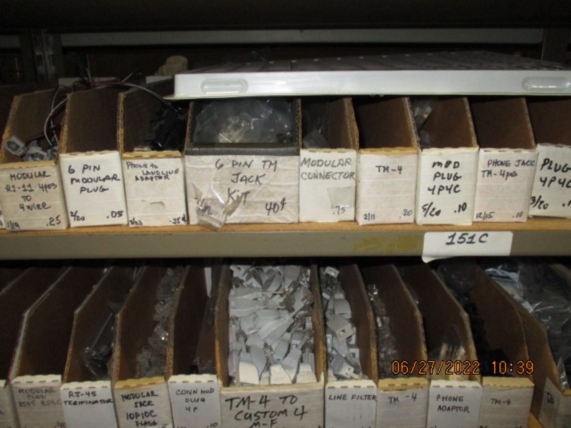 CONTENTS OF SHELVING UNIT CONSISTING OF FACE PLATES, PHONE BOXES, SWITCH PLATE COVERS, WALL - Image 3 of 6