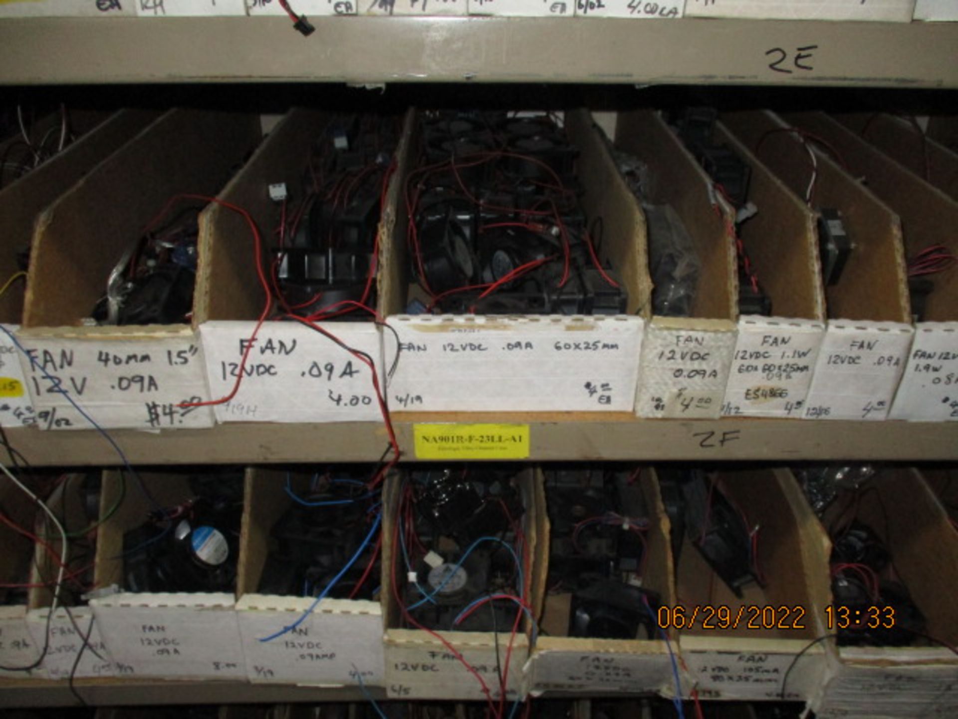 CONTENTS OF SHELVING UNIT CONSISTING OF ASSORTMENT OF FANS - Image 14 of 20