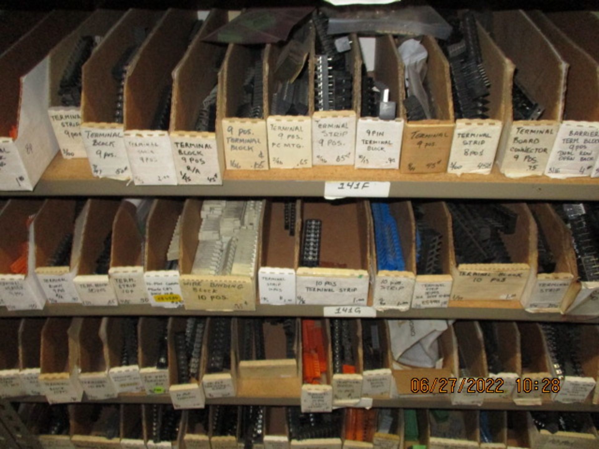 CONTENTS OF SHELVING UNIT CONSISTING OF INSULATORS, COVERS, 2-10 PIN CONNECTORS - Image 4 of 5