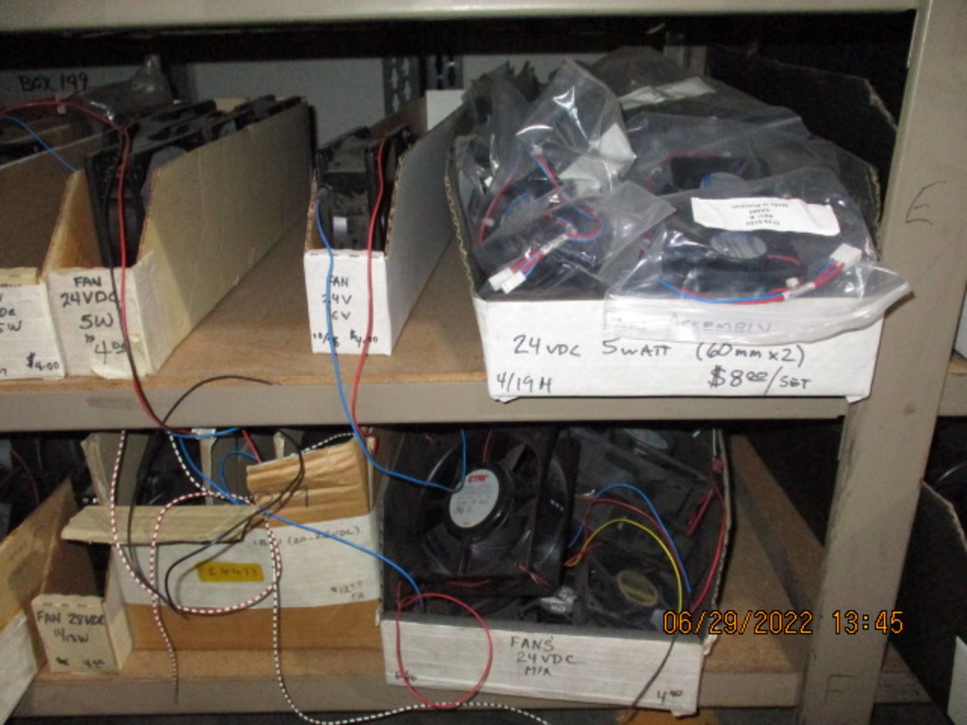 CONTENTS OF SHELVING UNIT CONSISTING OF ASSORTMENT OF FANS - Image 13 of 13