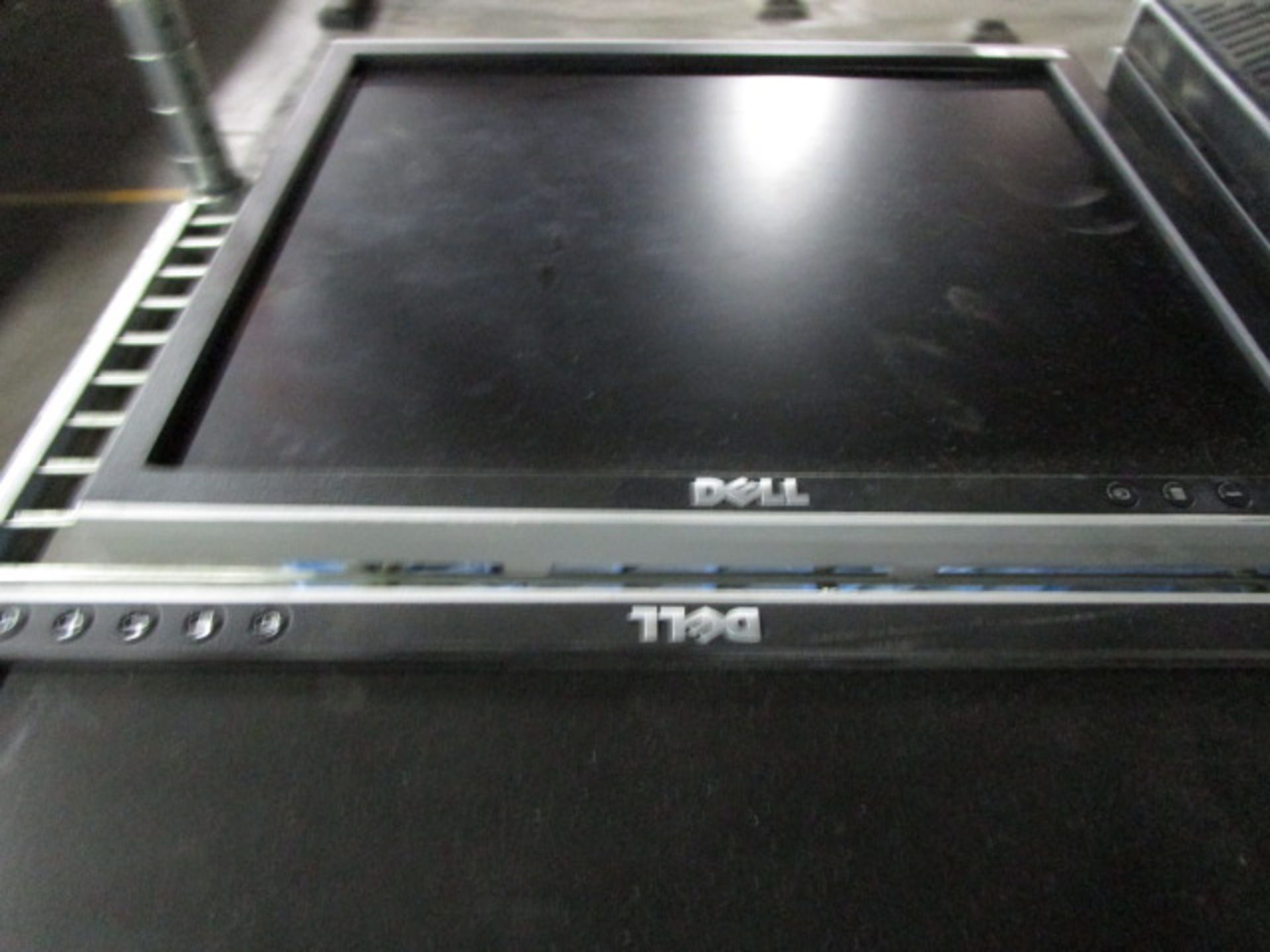 RACK OF DELL & HP MONITORS - Image 6 of 8