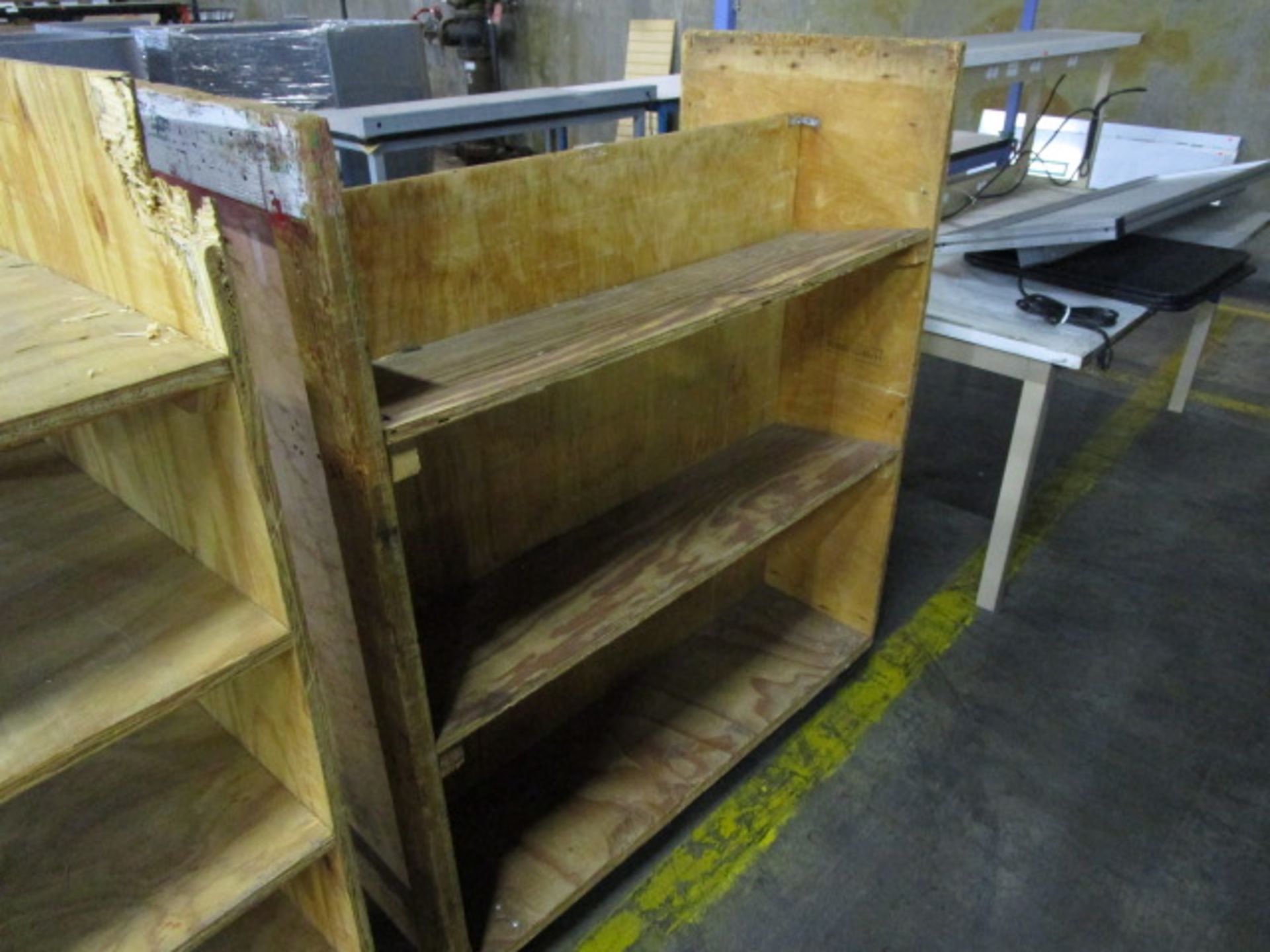 LOT TO INLCUDE 3 SHELF MOVING W/ WHEELS - Image 4 of 4