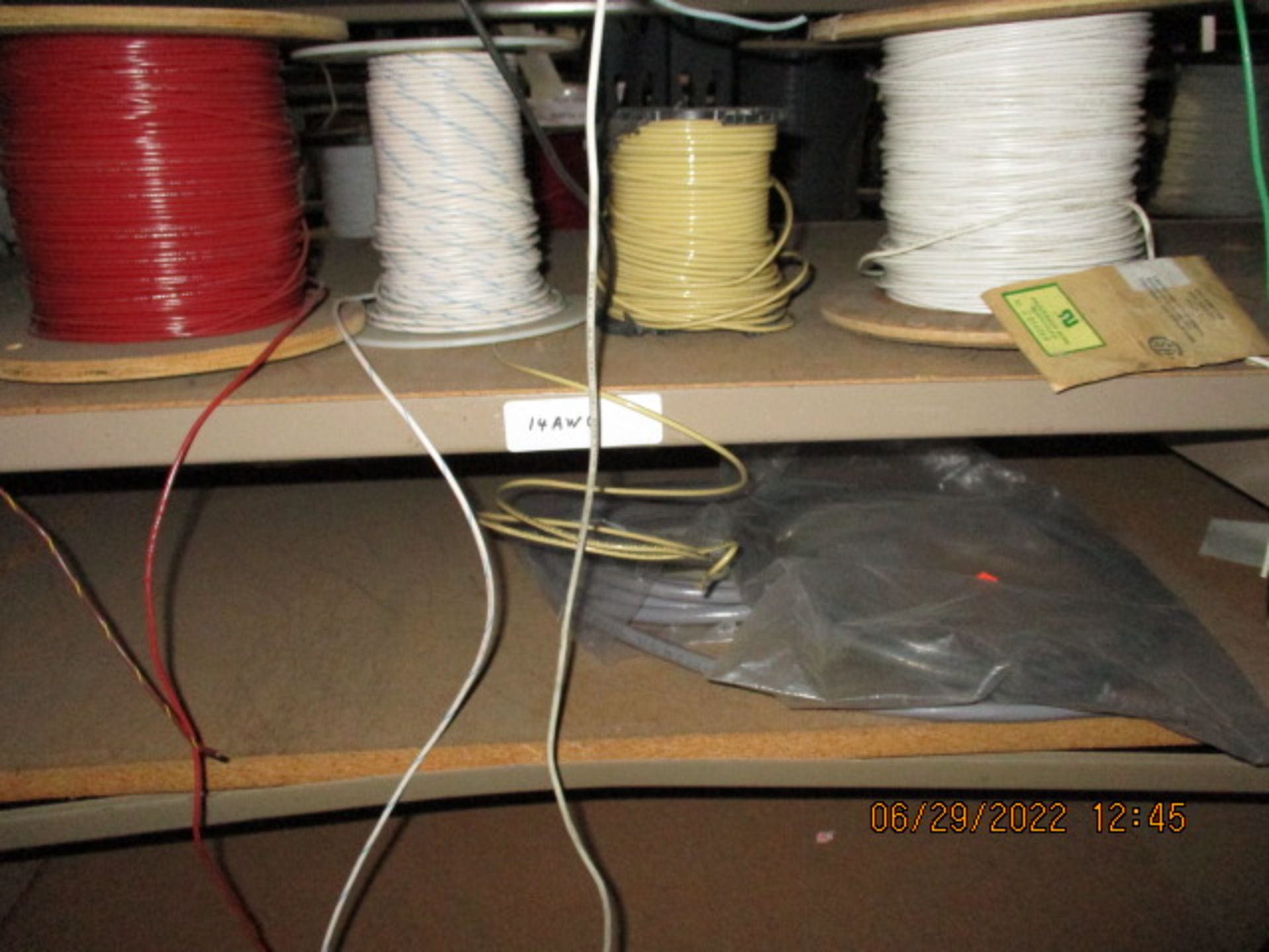 CONTENTS OF SHELVING UNIT CONSISTING OF ASSORTMENT OF CABLE/WIRE - Image 8 of 8