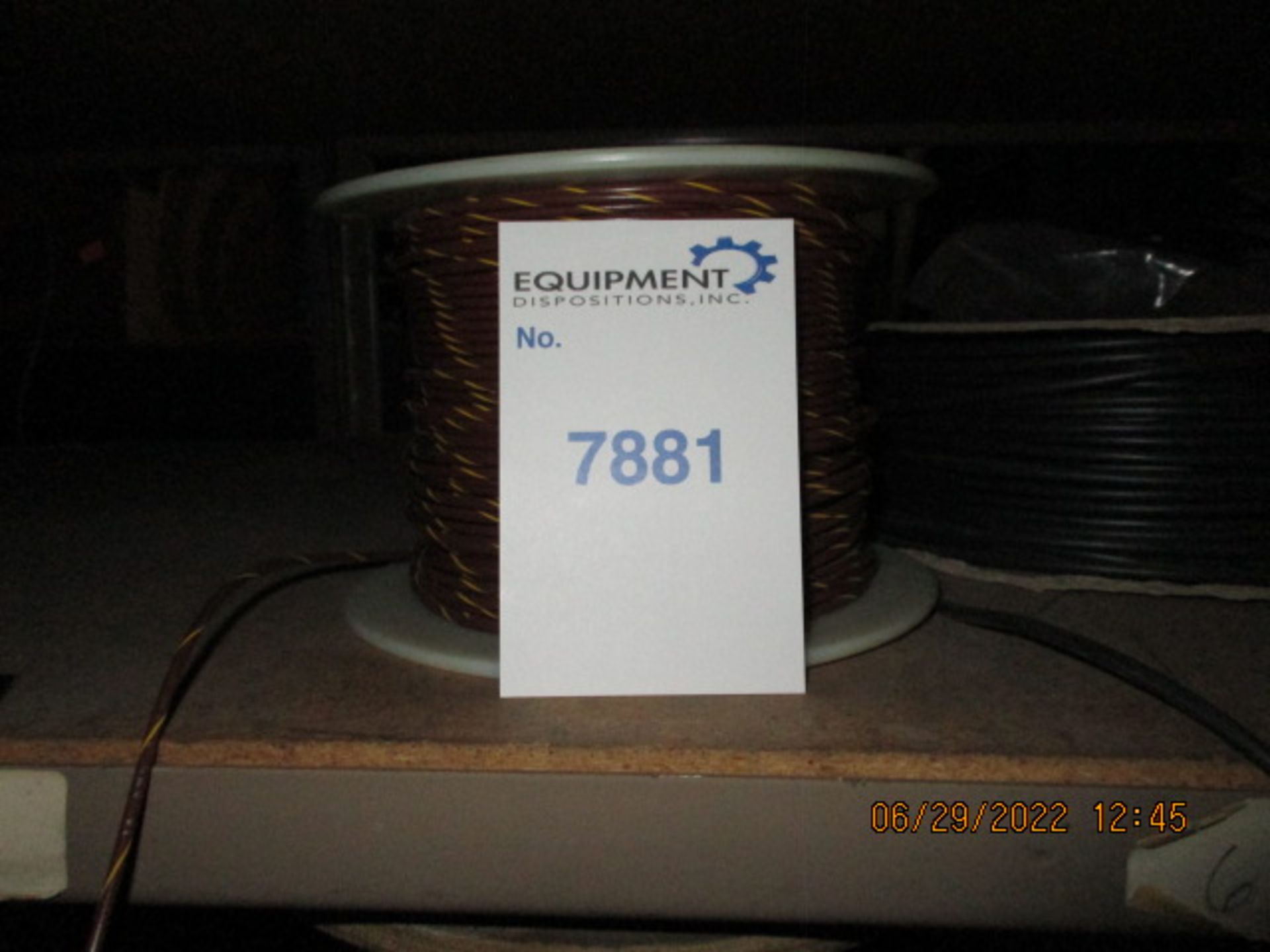 CONTENTS OF SHELVING UNIT CONSISTING OF ASSORTMENT OF CABLE/WIRE