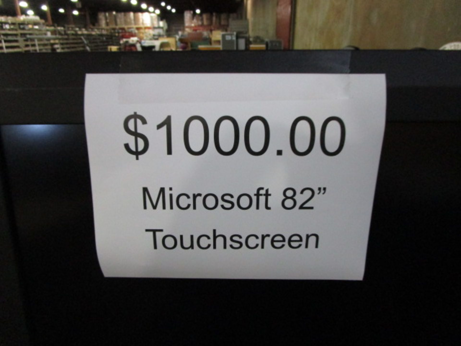 LOT TO INLCUDE MICROSOFT 82" TOUCHSCREEN MONITOR - Image 3 of 5