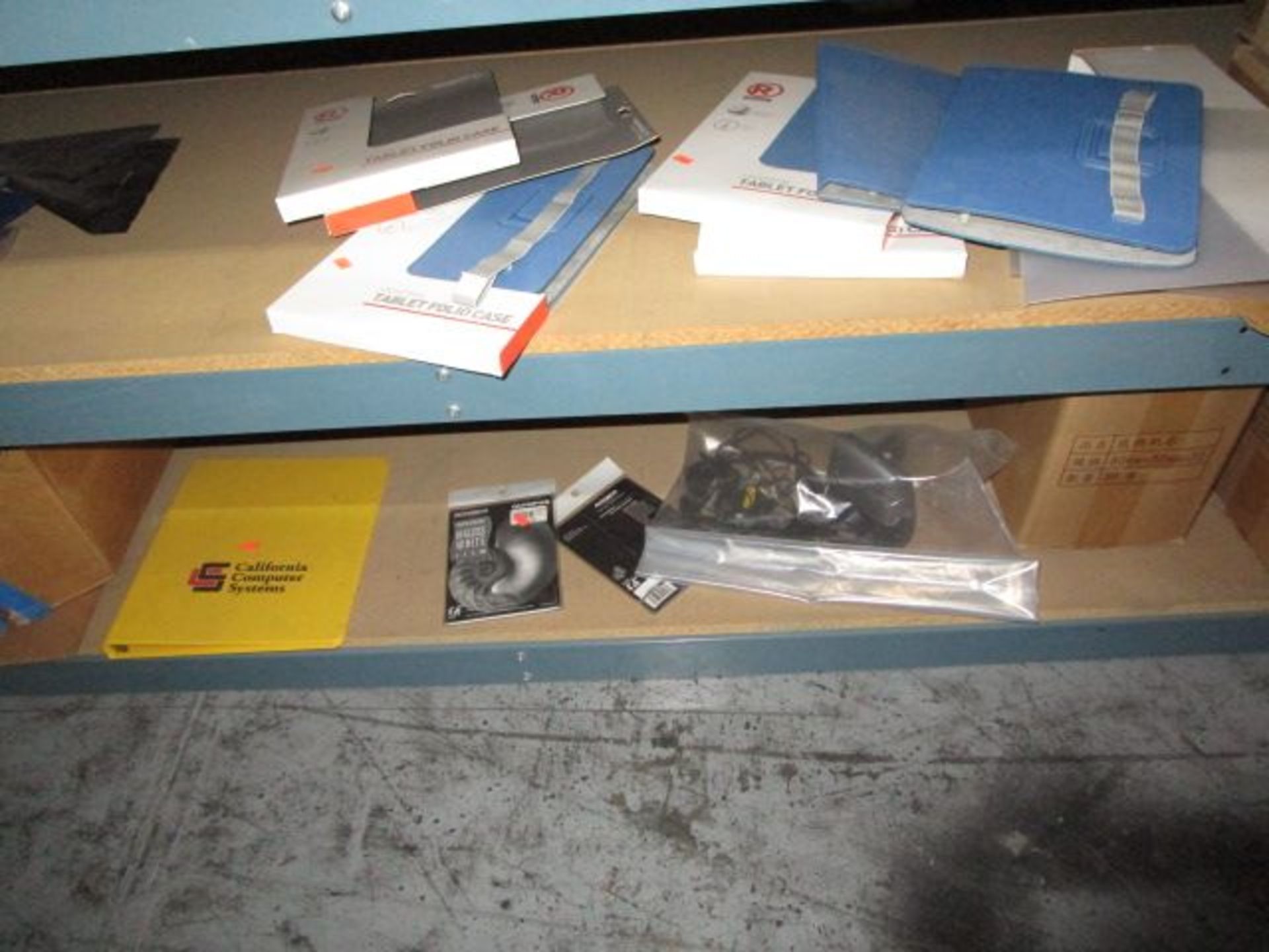 SHELVING UNIT OF ASSORTMENT OF ATTENTION CONES, MARKERS, BINDERS - Image 12 of 14