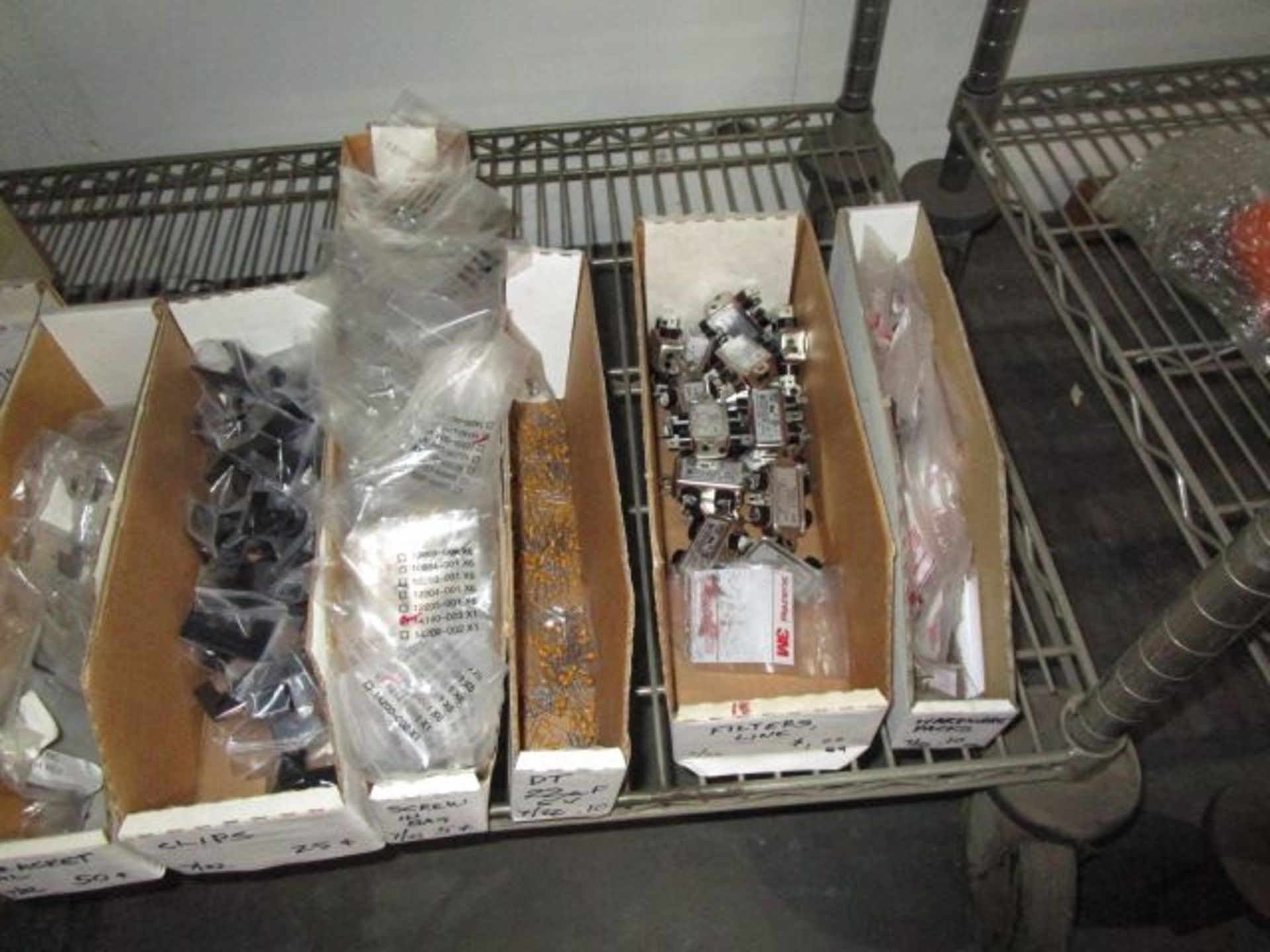 SHELVING UNIT OF ASSORTMENT OF EYELETS, CONNECTORS, ACID BRUSHES, BRACKETS - Image 12 of 12