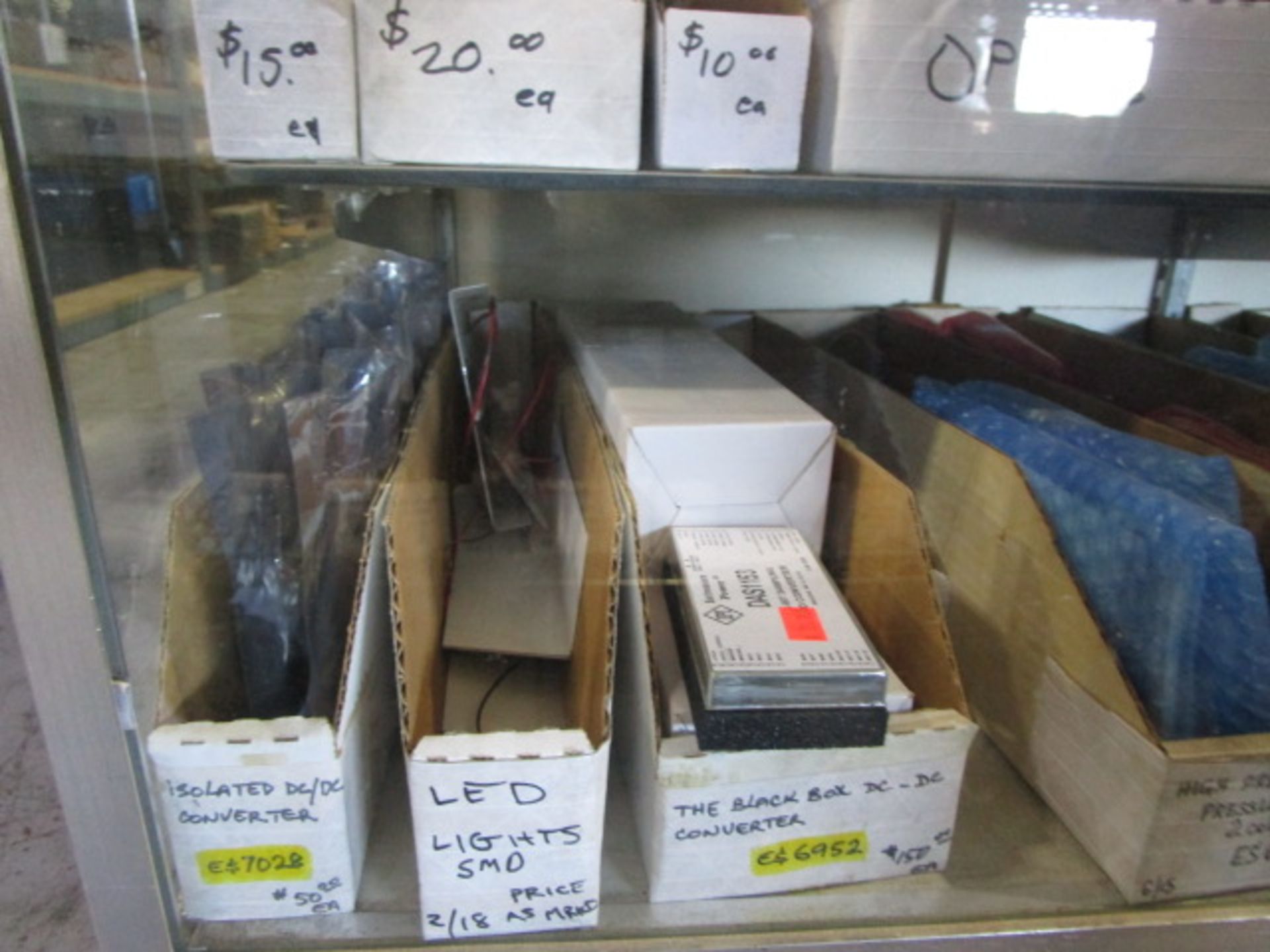 SHELVING UNIT OF MISC ELECTRONIC ACCESSORIES - Image 14 of 14