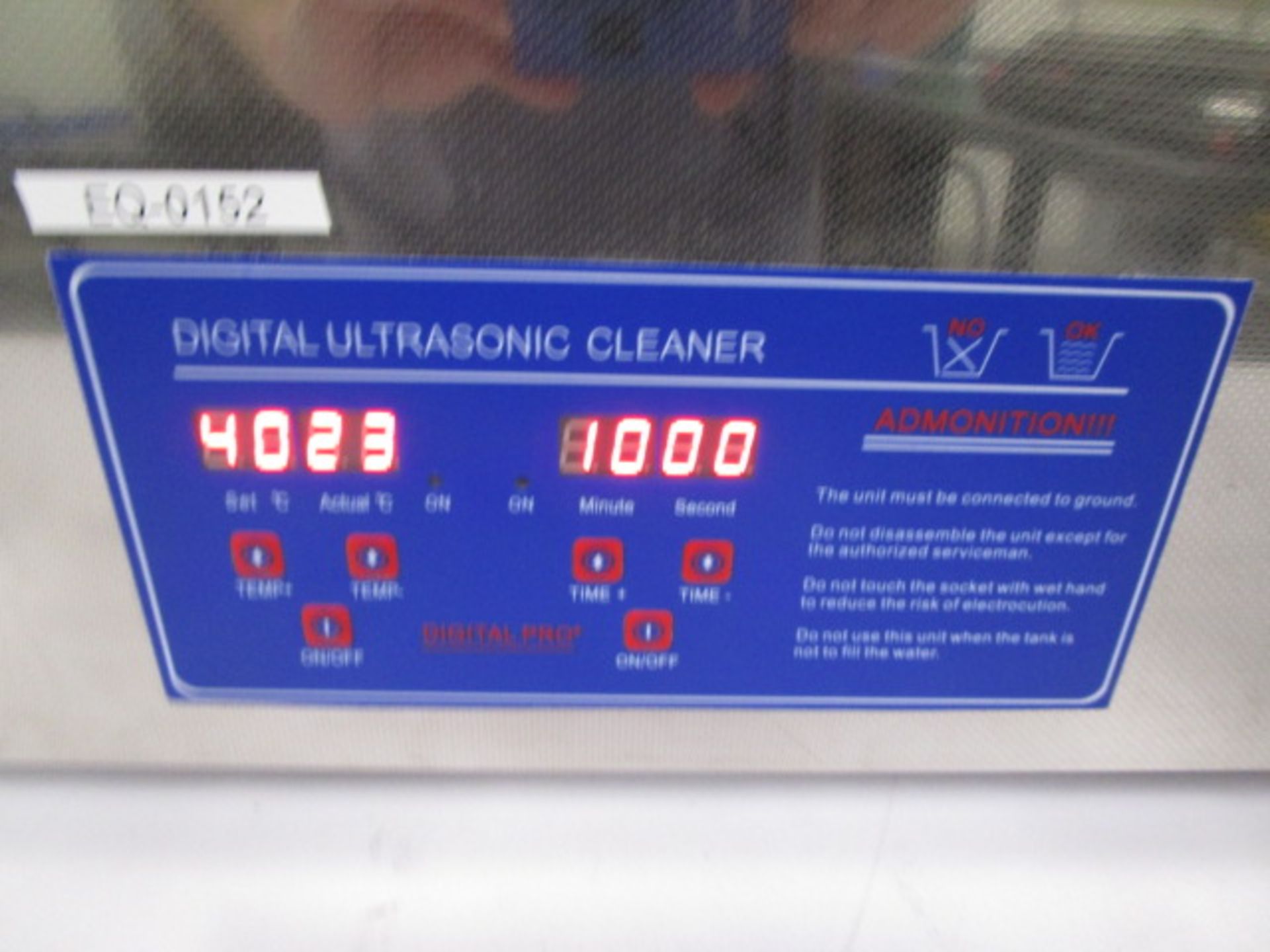 JPS-100A DIGITAL ULTRASONIC CLEANER - Image 3 of 7