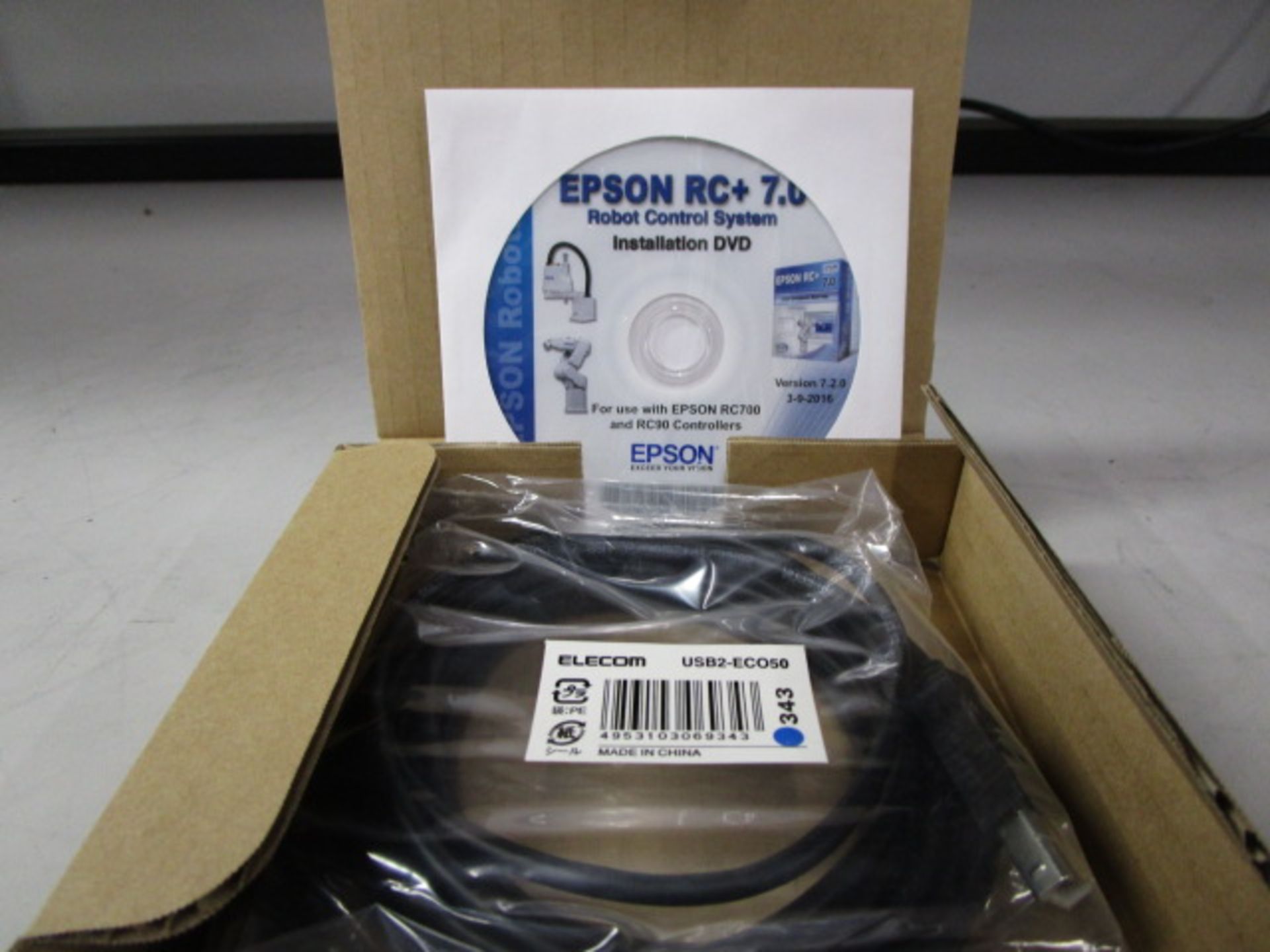 EPSON "BRAND NEW IN THE BOX" INDUSTRIAL ROBOT MODEL NO. R11N1019 WITH MANIPULATOR LS3-401S & - Image 7 of 13