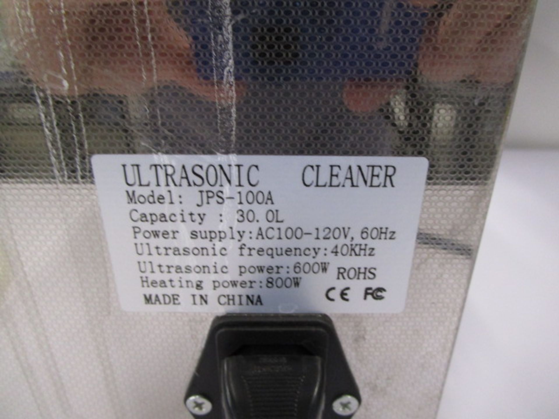 JPS-100A DIGITAL ULTRASONIC CLEANER - Image 7 of 7