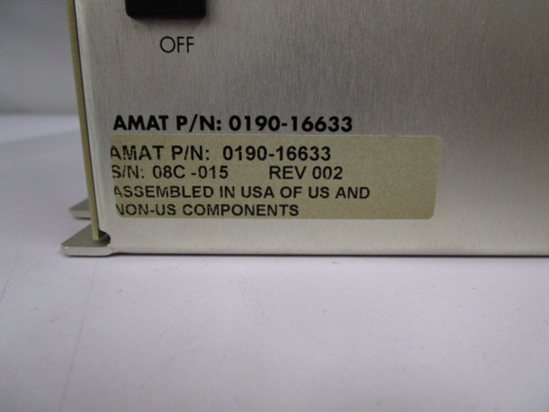 KOLLMORGEN / AMAT 0190-16633 2-CHANNEL MAGNET DRIVER - Image 2 of 7