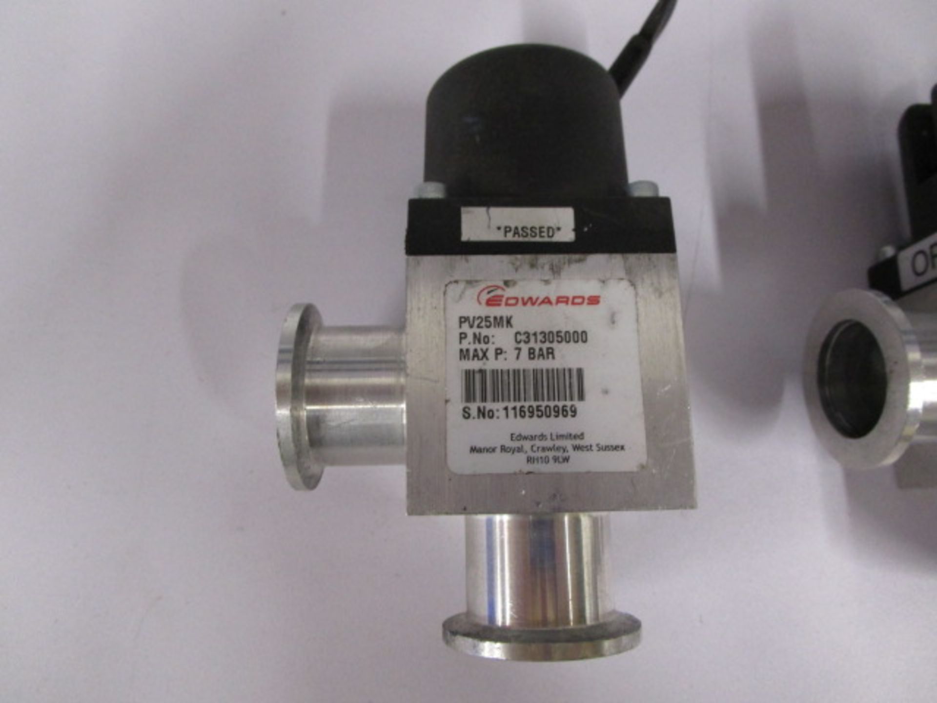 QUANTITY OF 2 EDWARDS PV25MK RIGHT ANGLE PIPELINE ISOLATION VALVE - Image 2 of 5