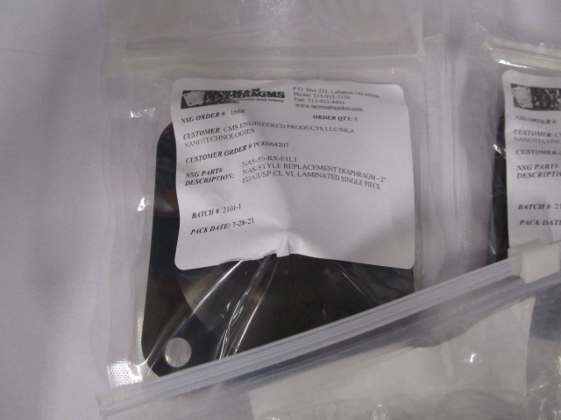 LOT TO INCLUDE: REPLACEMENT RUBBER PADDING FOR DIAPHRAMS AND FUSES - Image 3 of 6