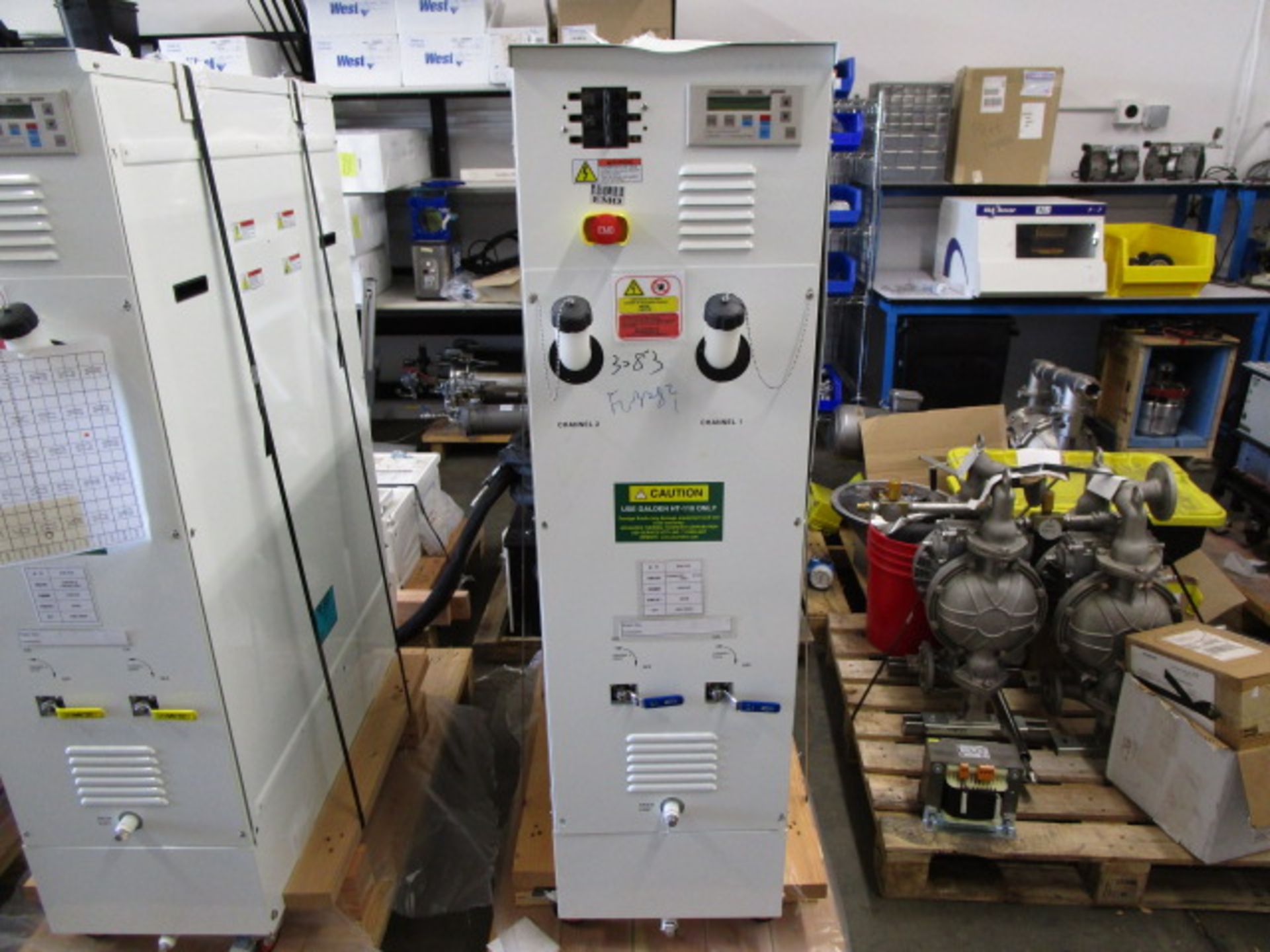 ATS TEMPERATURE CONTROL SYSTEMS MODEL ATS NX-20A-GL AMAT 0190-17815R DUAL CHANNEL CHILLER