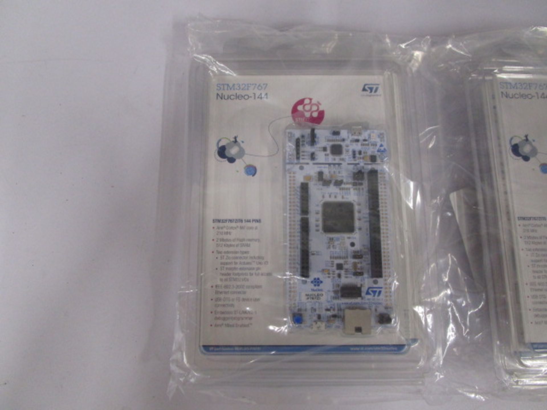 QUANTITY OF 4 STMICROELECTRONICS STM32F767 NUCLEO 144 32 BIT EMBEDDED EVALUATION BOARD - Image 2 of 7