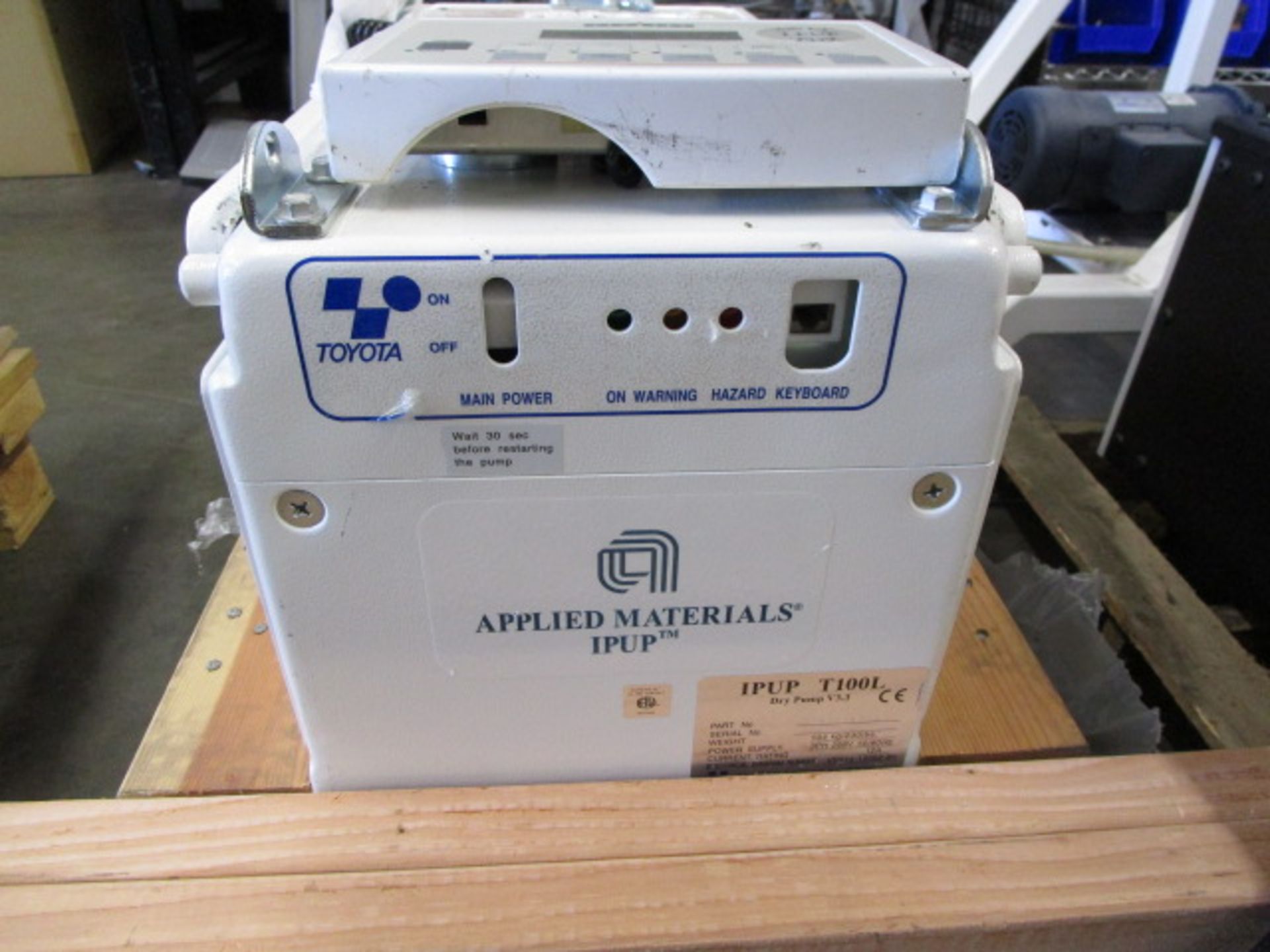 APPLIED MATERIALS AMAT IPUP T100L | TOYOTA INDUSTRIES IPUP T100L DRY PUMP VER. 3.3 WITH ALCATEL - Image 2 of 6
