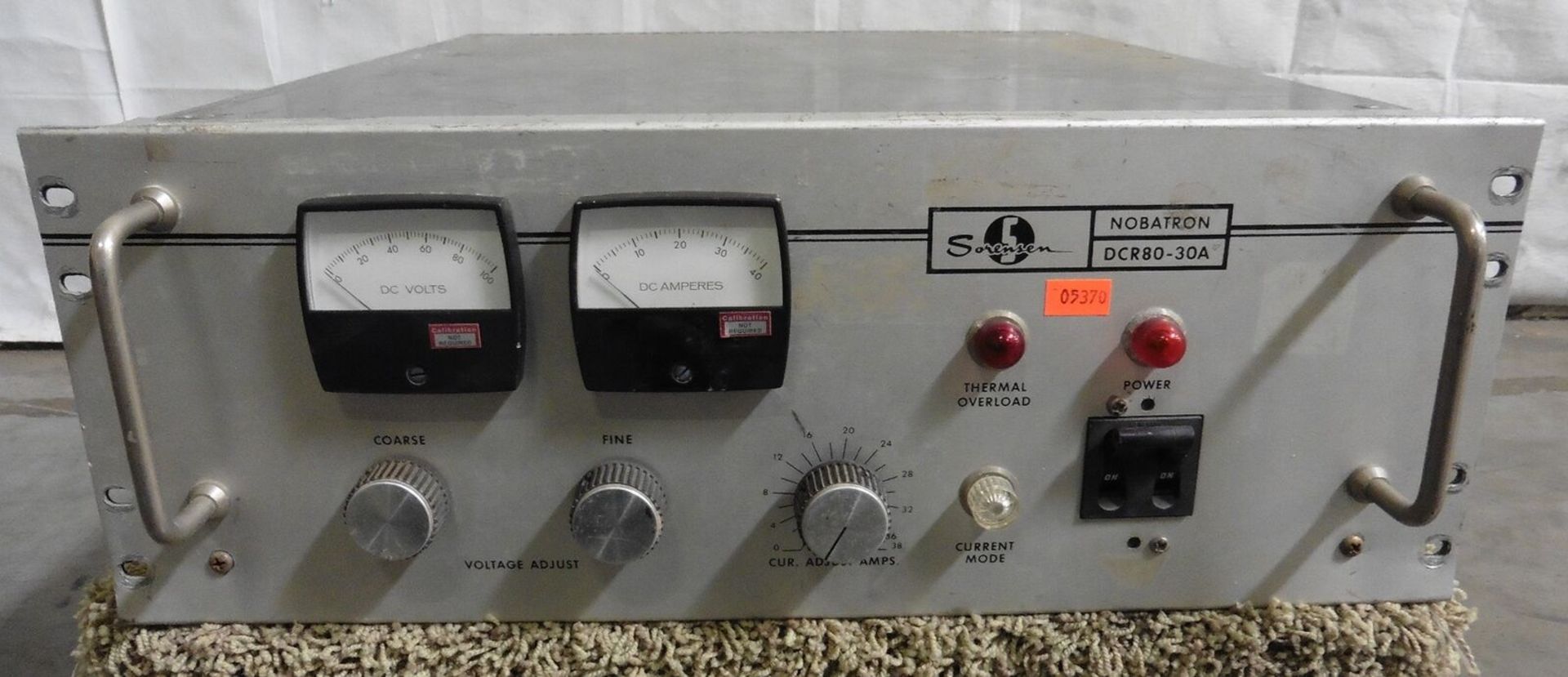 Sorensen Nobatron DCR80-30A DC Power Supply 0-80Vdc/0-30A - Image 2 of 2