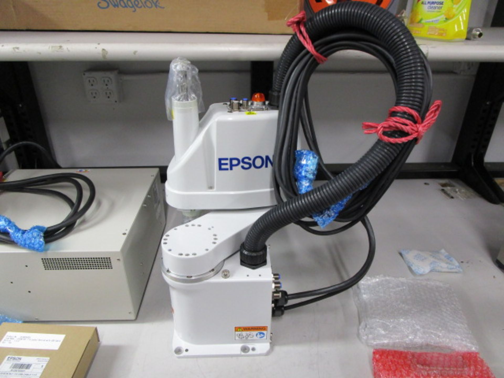 EPSON "BRAND NEW IN THE BOX" INDUSTRIAL ROBOT MODEL NO. R11N1019 WITH MANIPULATOR LS3-401S & - Image 2 of 13