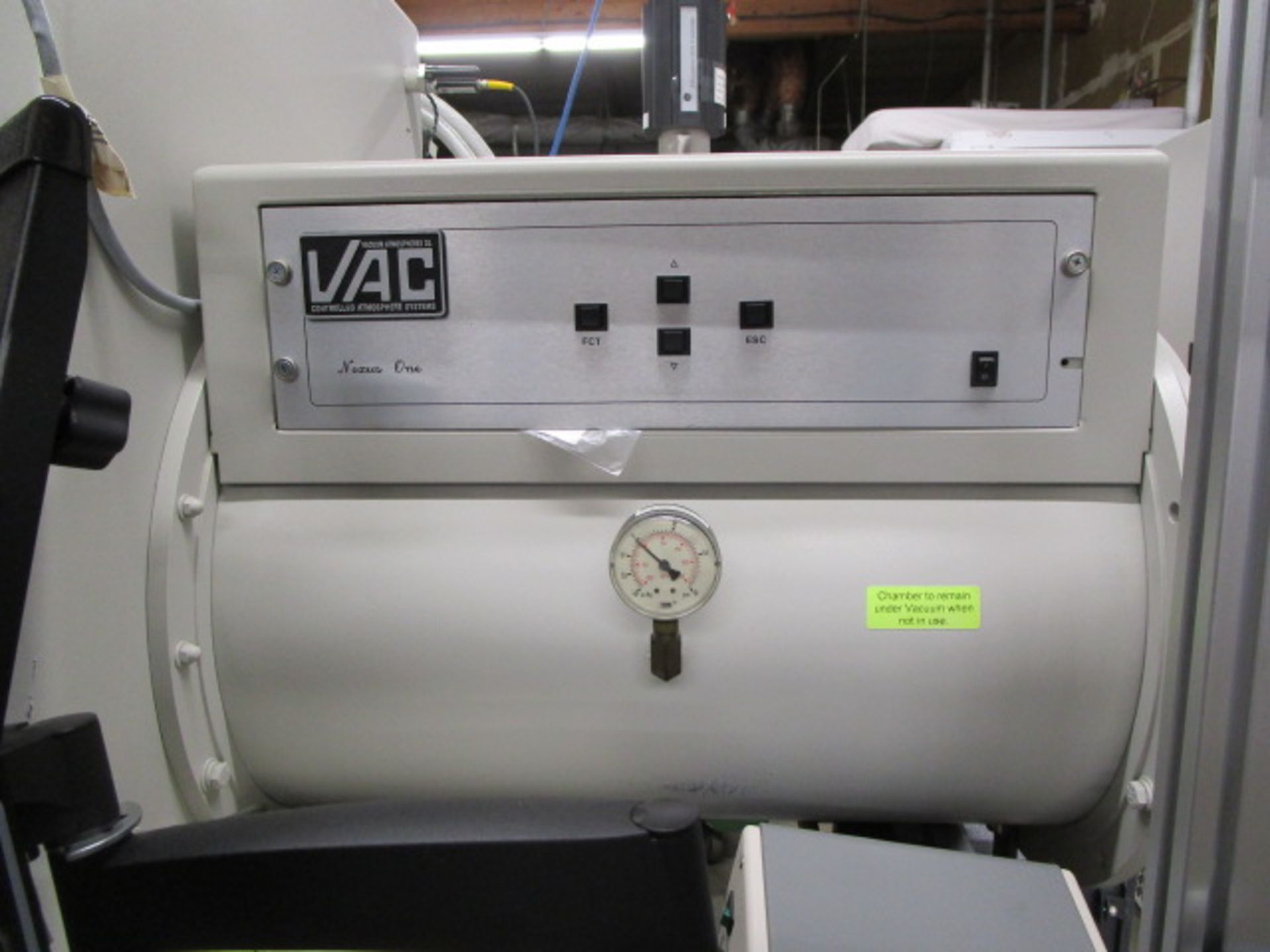 VAC VACUUM ATMOSPHERE CO. | 181 EnginEering DLX-001-S-P GLOVEBOX W / VTW-15X24 NEXUS ONE CHAMBER - Image 8 of 13