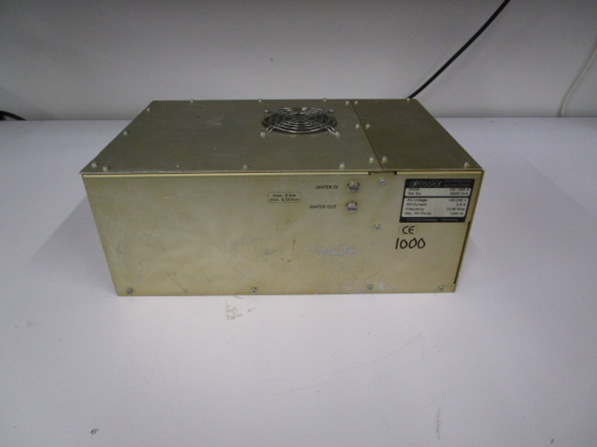 DRESSLER MODEL VM 1000 A, 1000W, 13.56MHZ RF POWER GENERATOR - Image 2 of 5