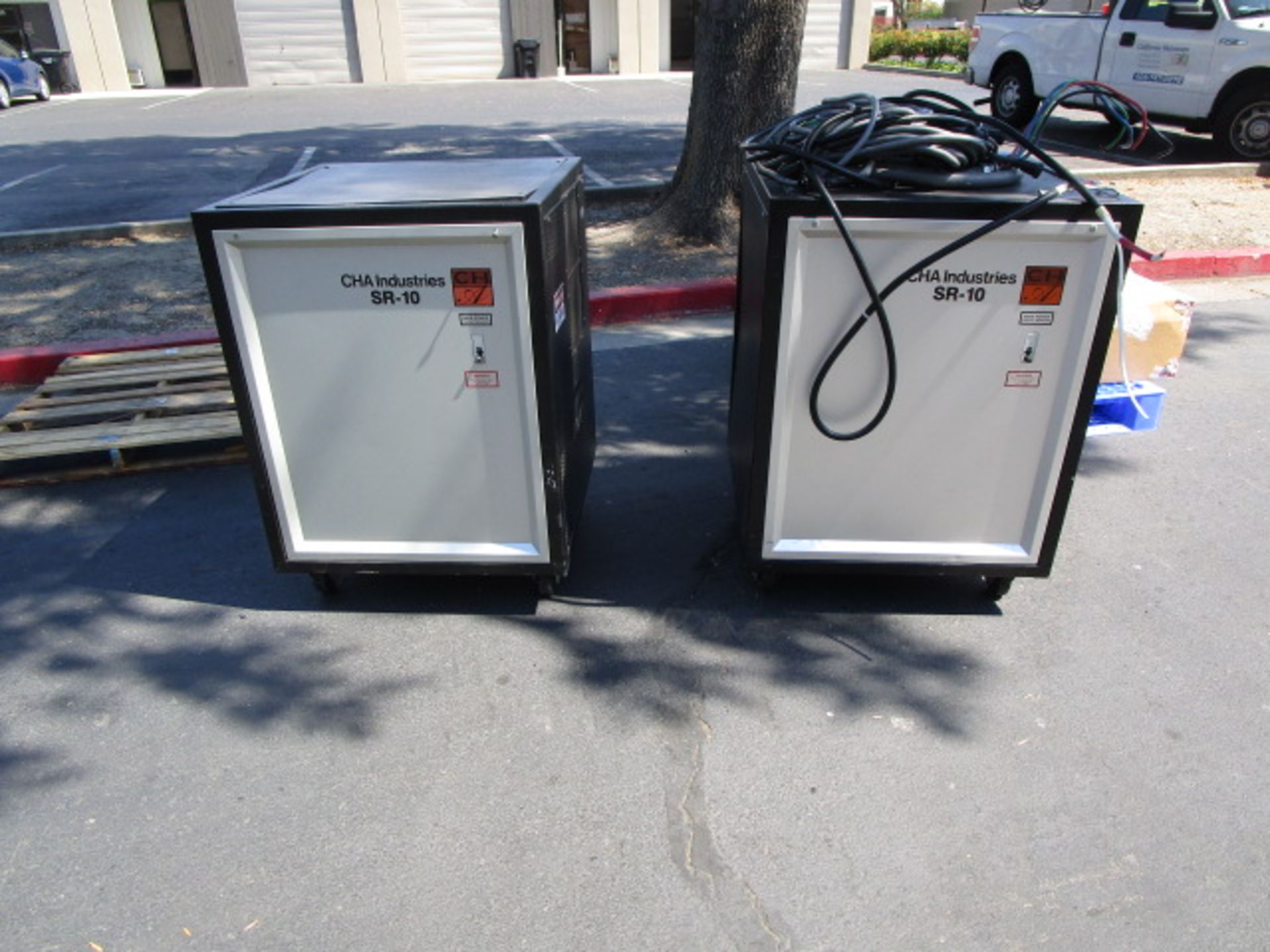 Lot: (2) CHA Industries SR-10 10kW power supply including XY beam position and sweep