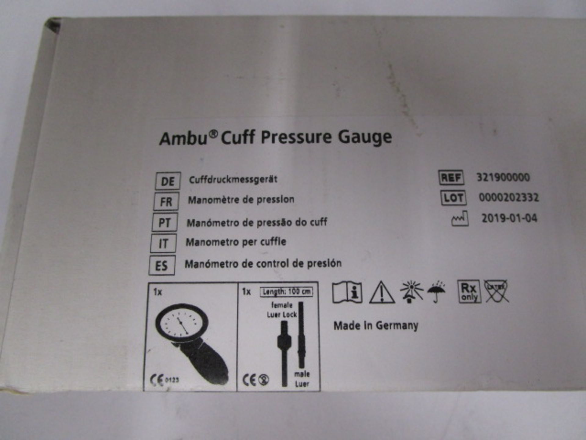 AMBU CUFF PRESSURE GAUGE - Image 6 of 6