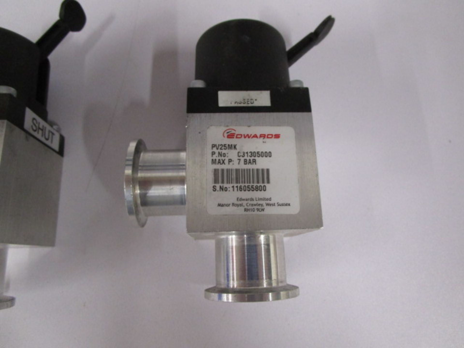 QUANTITY OF 2 EDWARDS PV25MK RIGHT ANGLE PIPELINE ISOLATION VALVE - Image 3 of 5