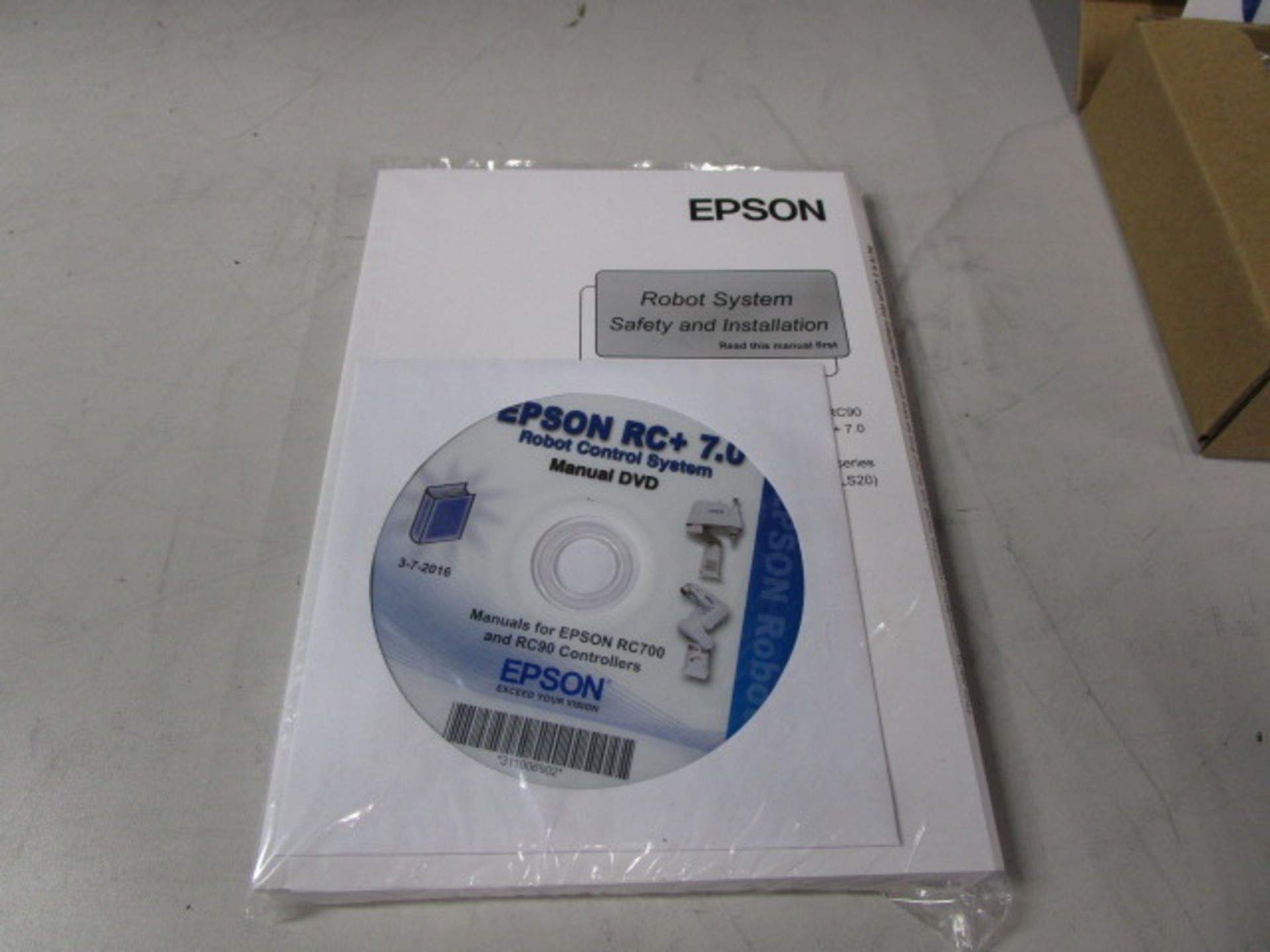 EPSON "BRAND NEW IN THE BOX" INDUSTRIAL ROBOT MODEL NO. R11N1019 WITH MANIPULATOR LS3-401S & - Image 8 of 13