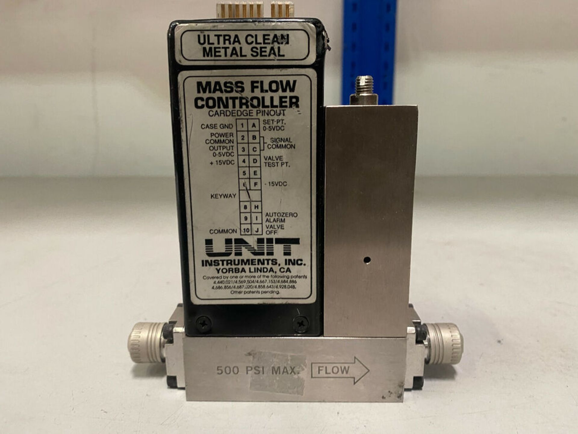 Unit Instruments UFC-1160A Mass Flow Controller Range 1 SLM Gas O2 - Image 2 of 4