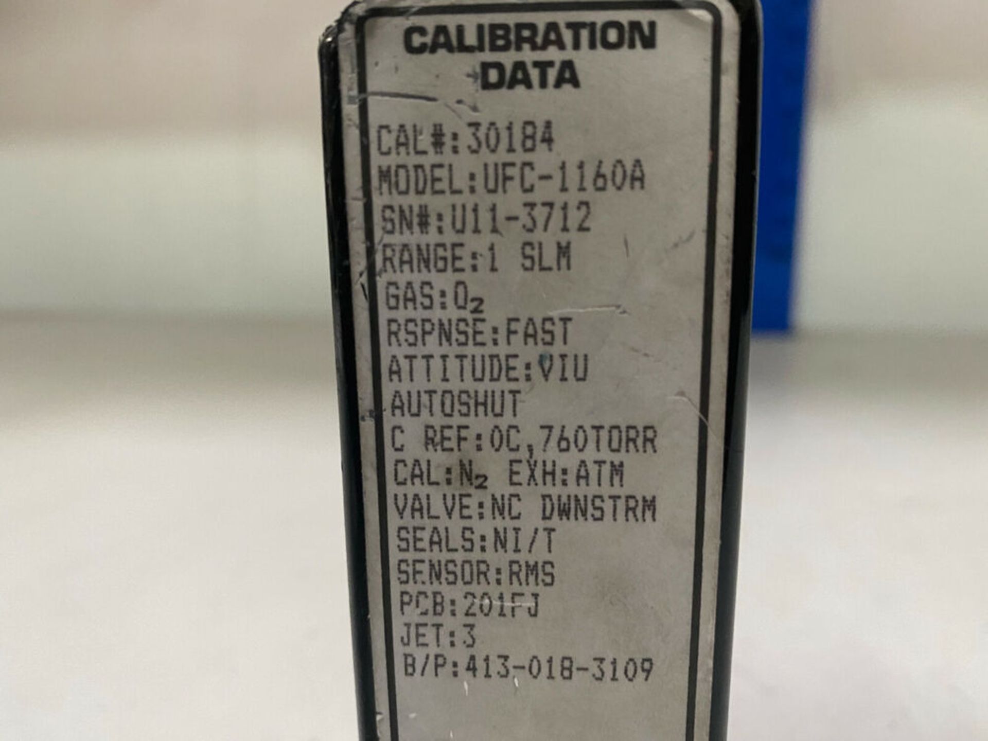 Unit Instruments UFC-1160A Mass Flow Controller Range 1 SLM Gas O2 - Image 3 of 4