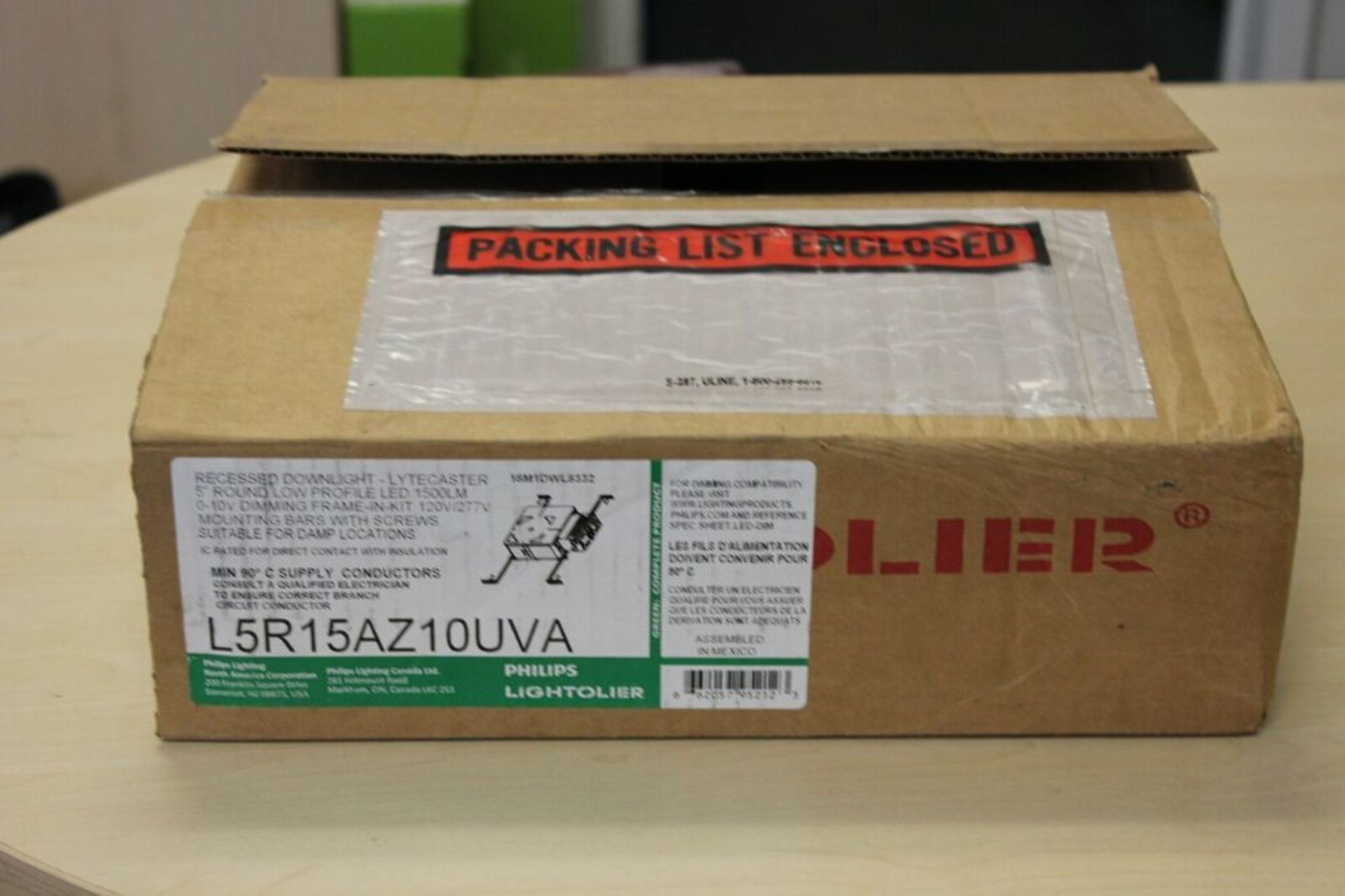 L5R15AZ10UVA Philips Lightolier Recessed Downlight LyteCaster 5" Round Frame In - Image 2 of 3