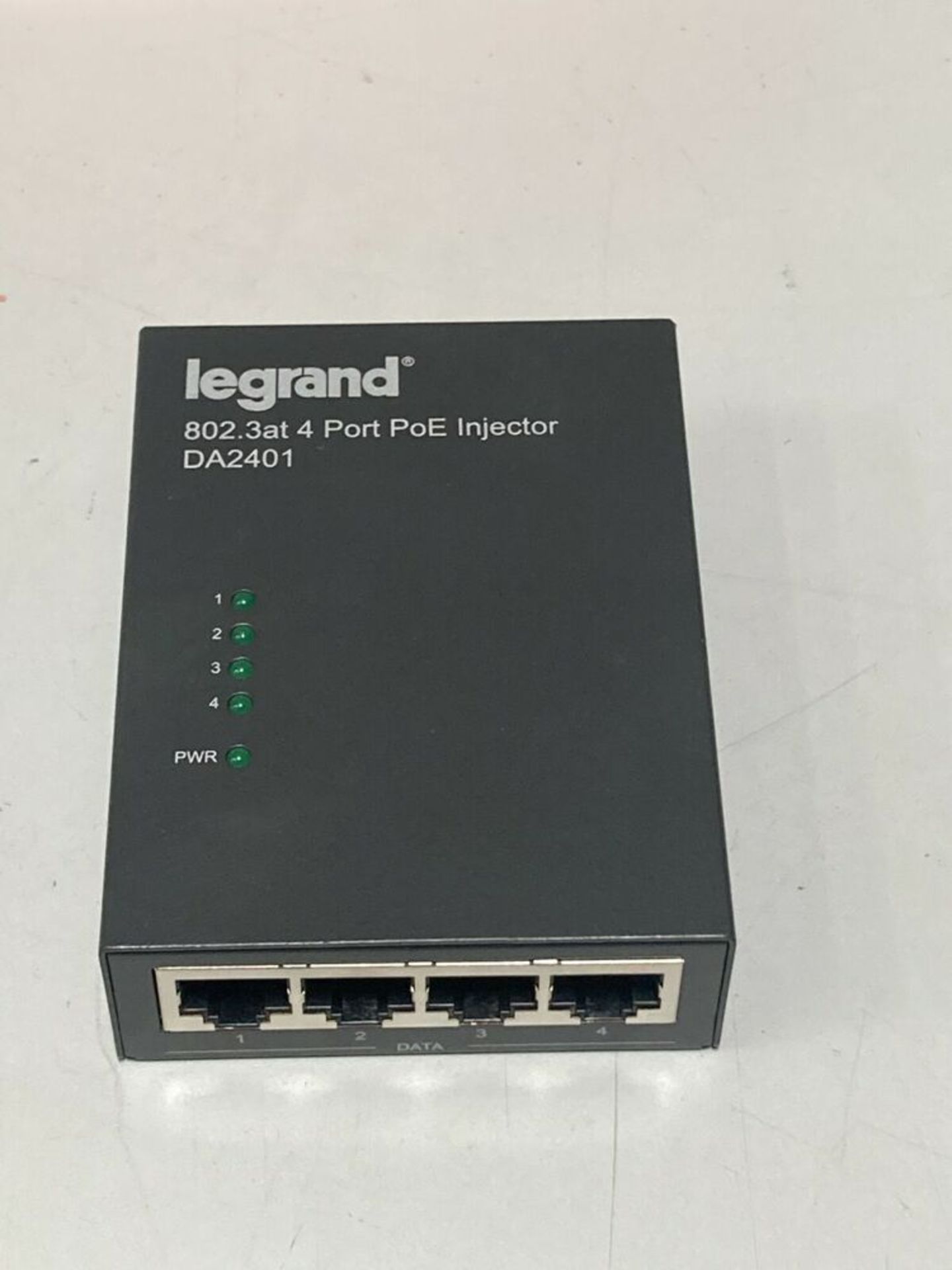 Legrand DA2401 On-Q High Power 4-Port Power over Ethernet Injector - PoE Supply - Image 4 of 5