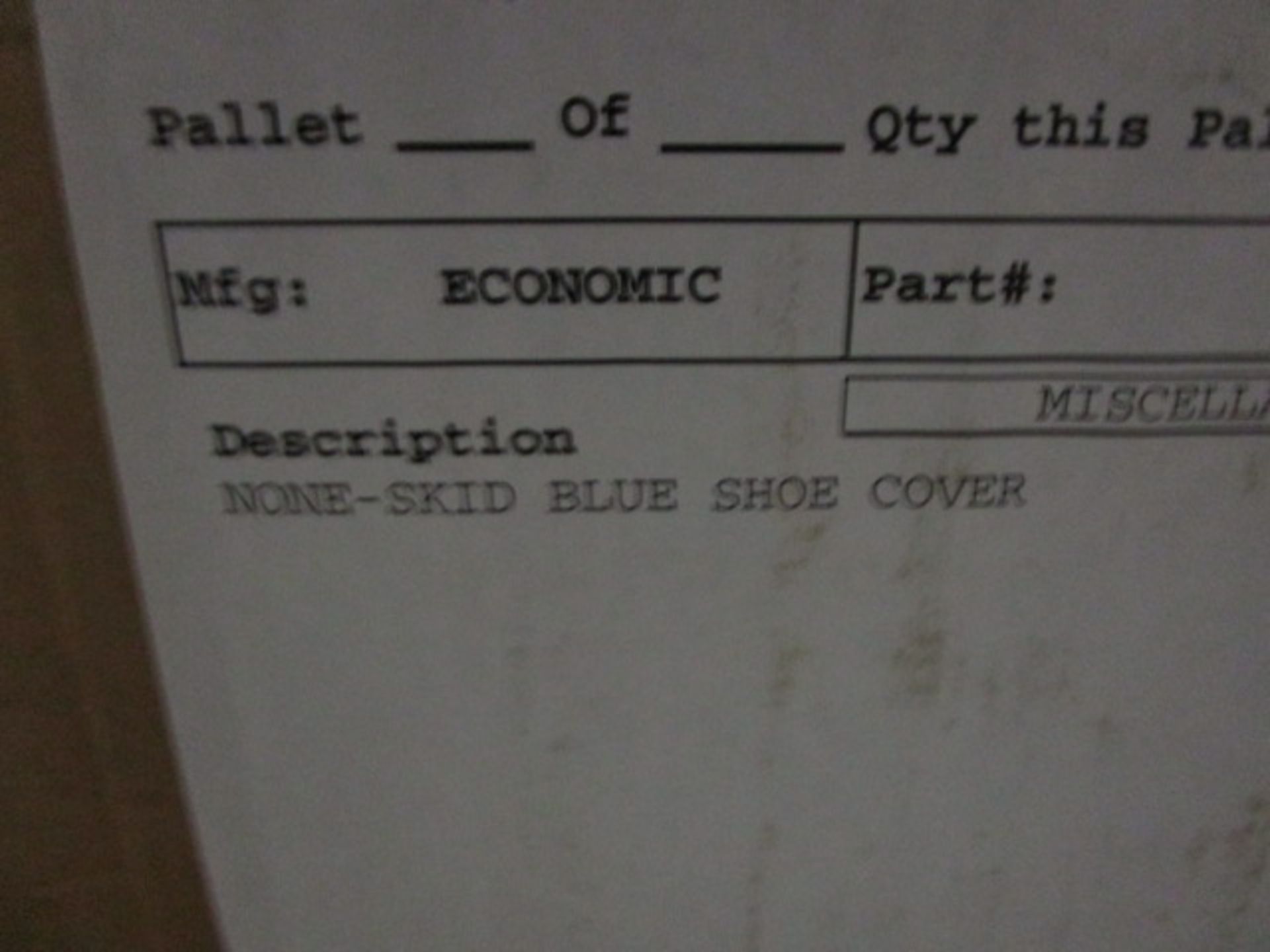 PALLET CONTAINING CONTENTS OF ECONOMIC NON-SKID BLUE SHOE COVERS - Image 4 of 4