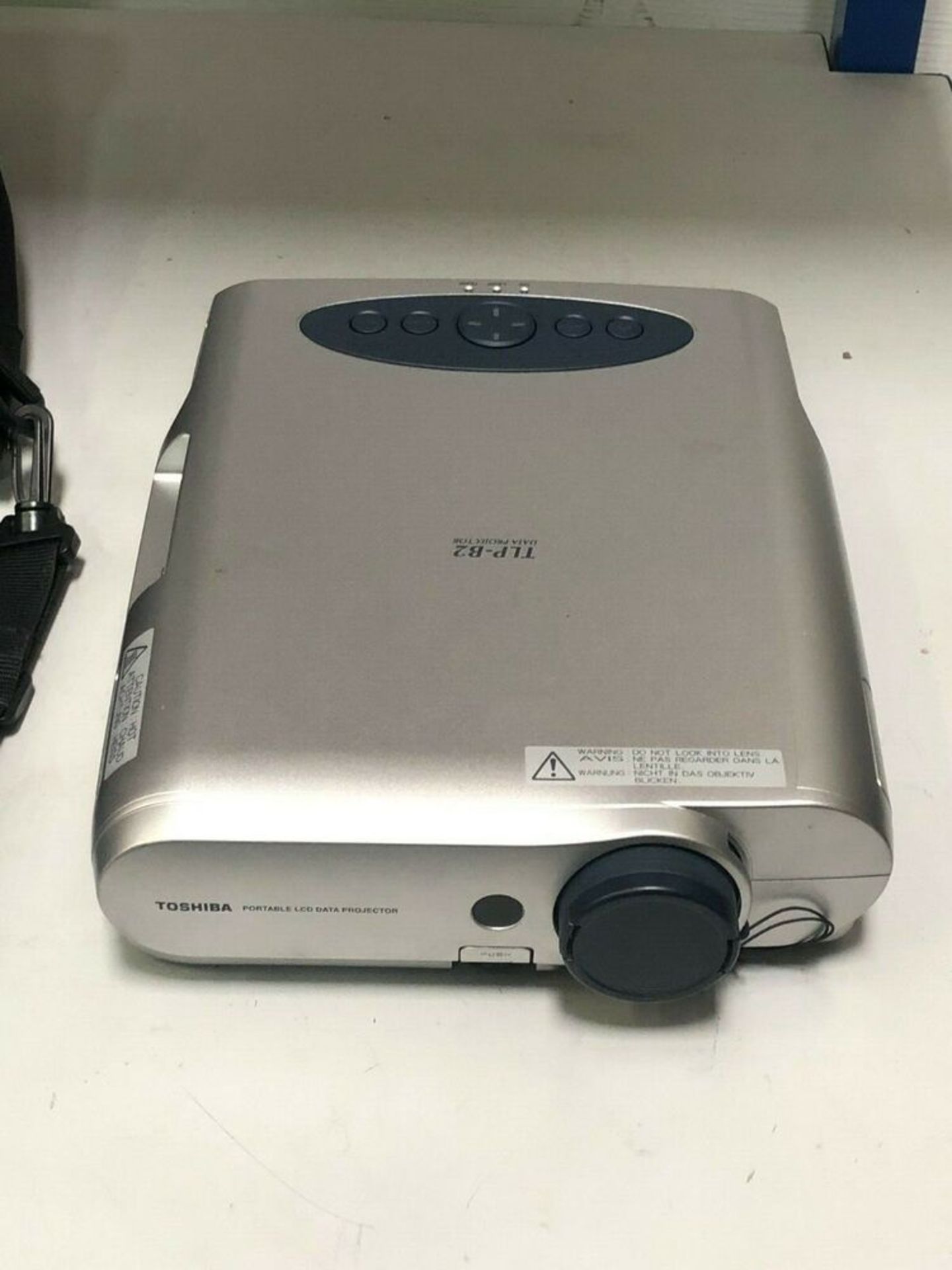 Toshiba TLP B2 LCD Projector with Carrying Case - Working