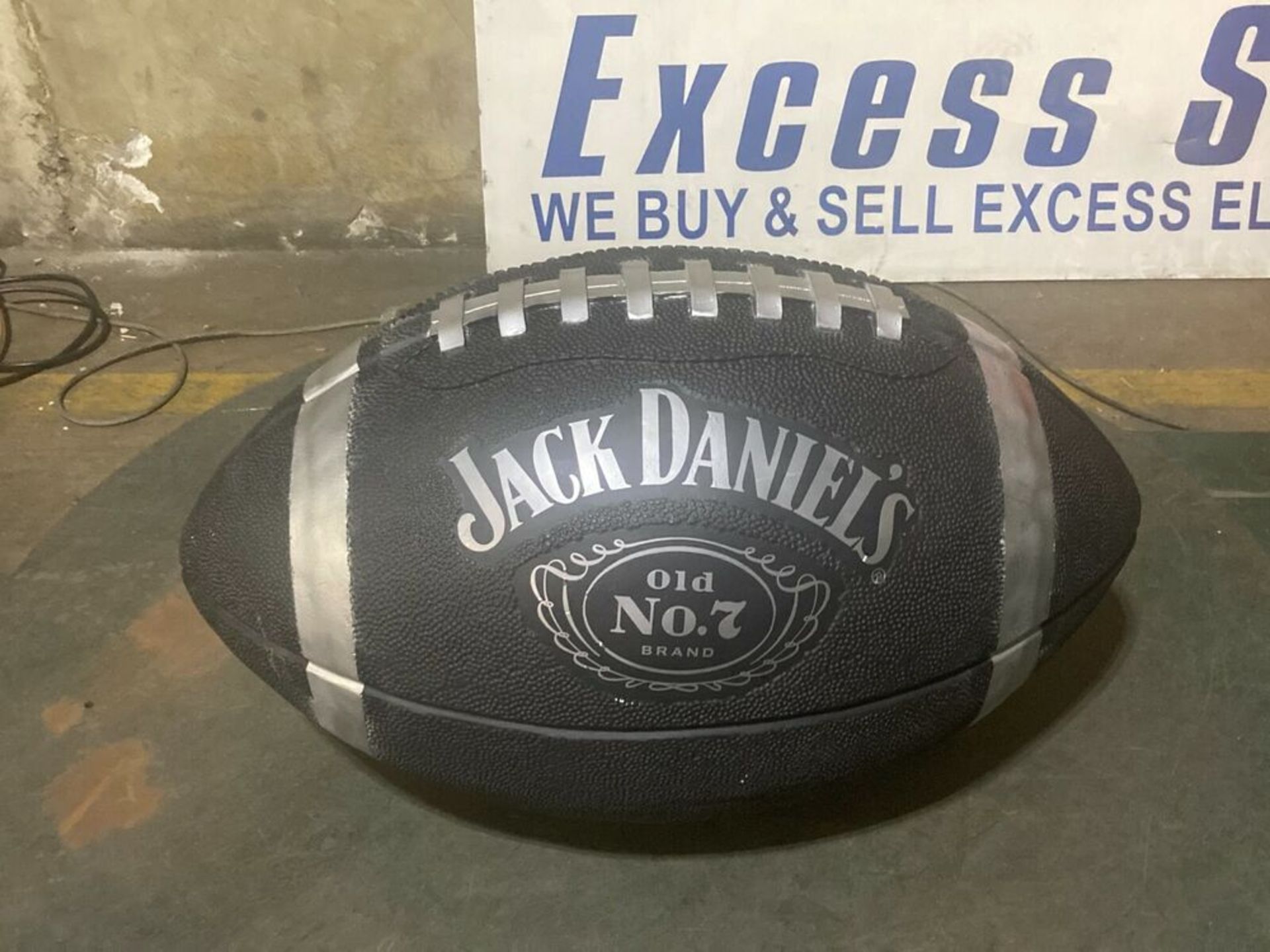 Jack Daniel's Old No. 7 Brand Giant 3 Foot Football - 36" for Bar or Man Cave